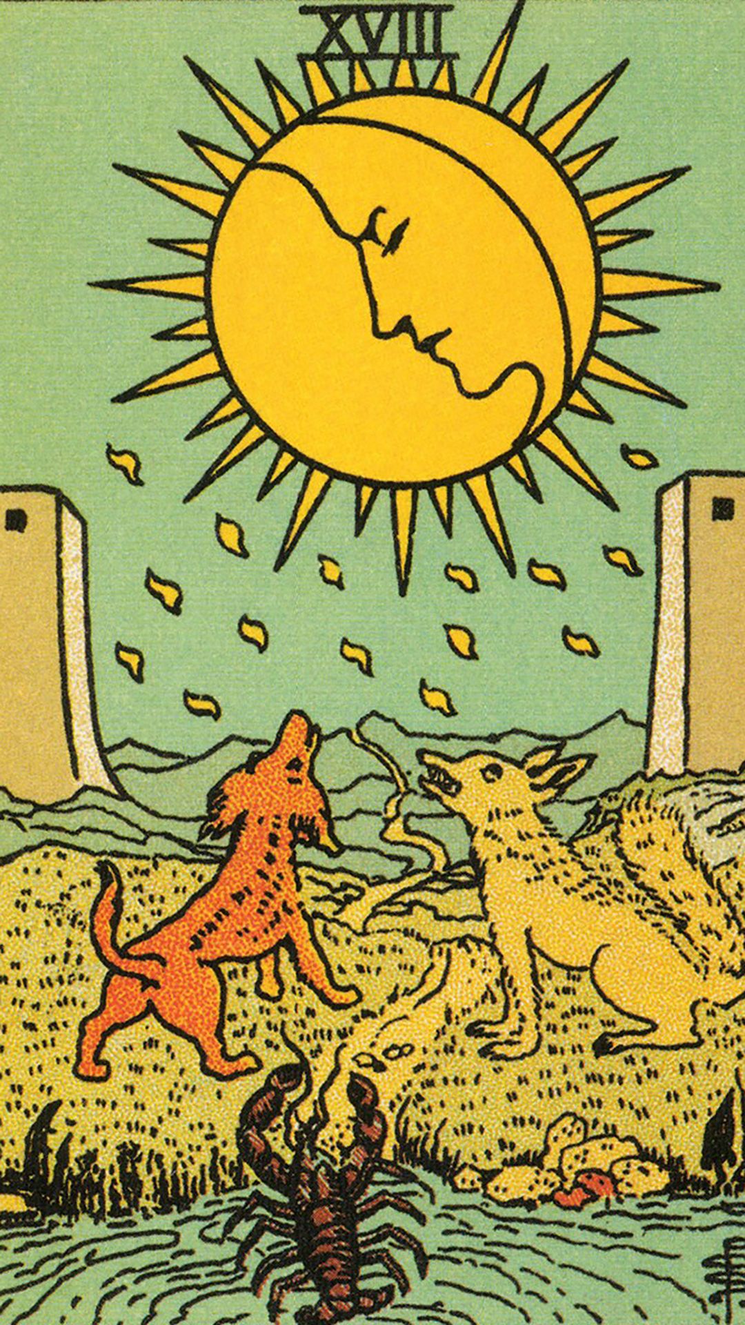 Combinaciones de la carta La Luna