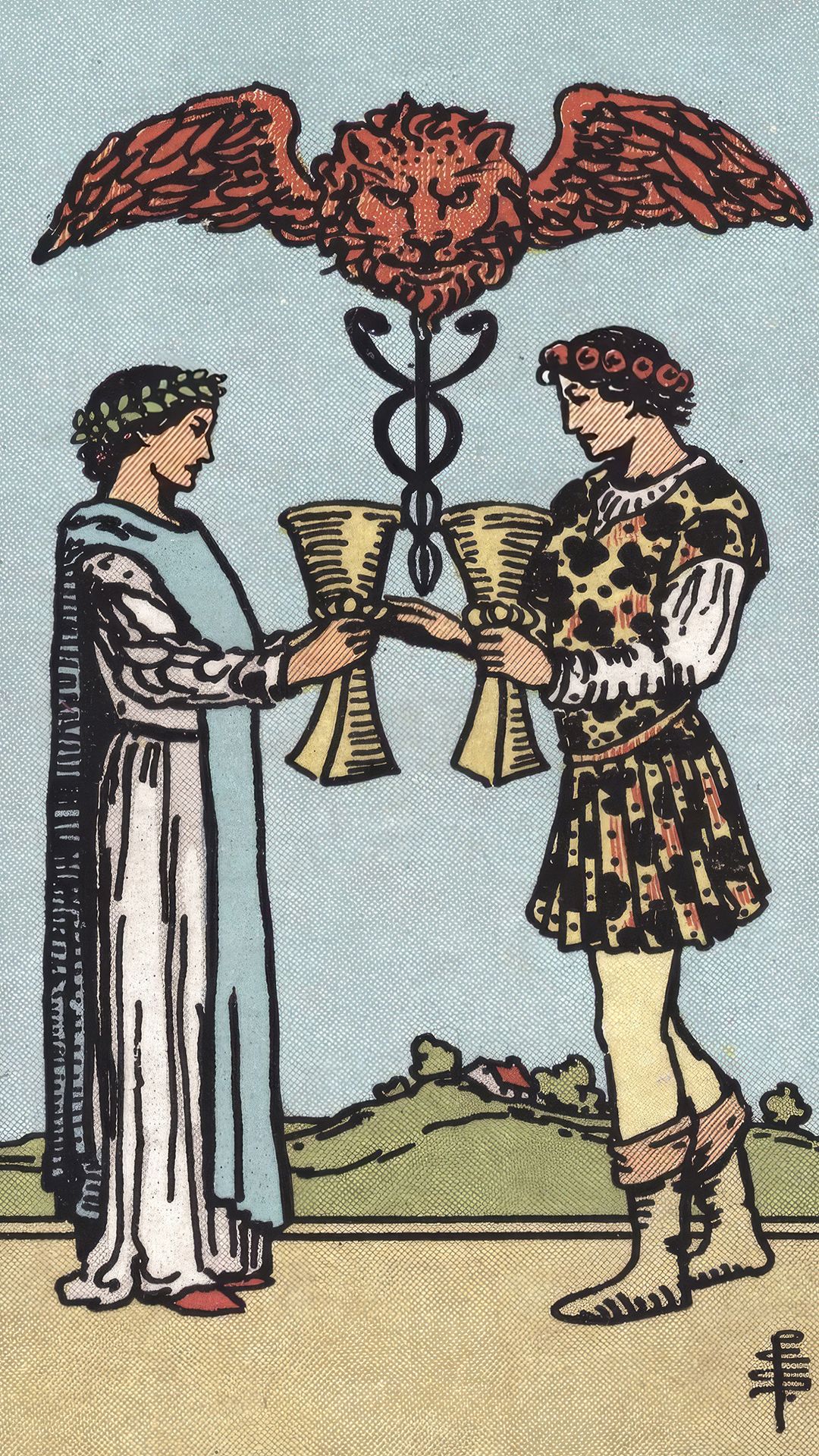 Combinaciones de la carta Dos de Copas