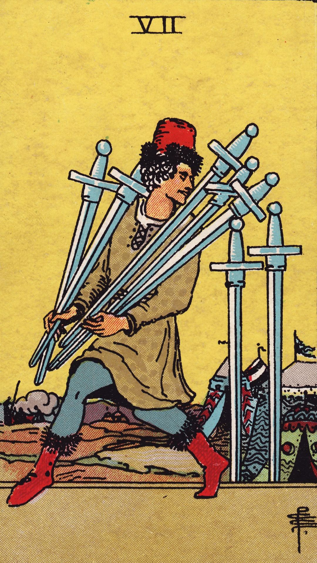 Combinaciones de la carta Siete de Espadas
