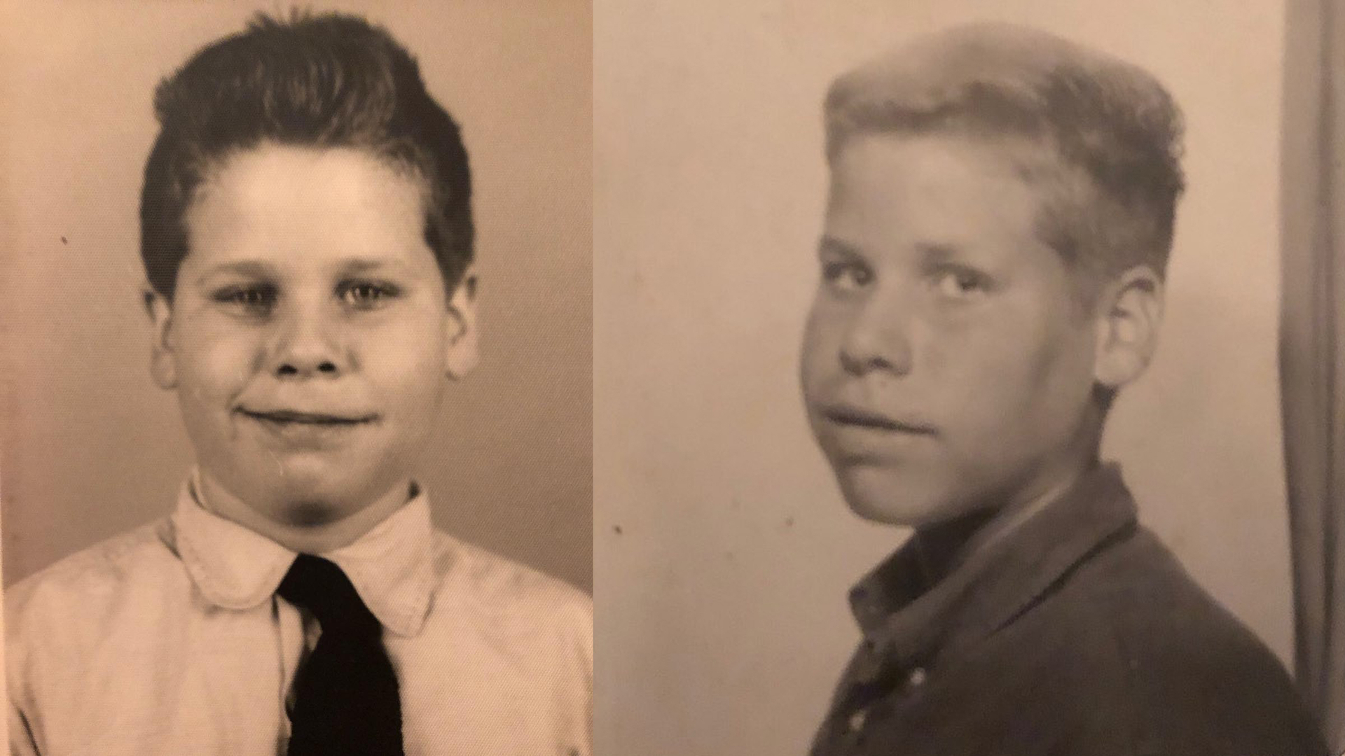 Ron Perlman en su infancia