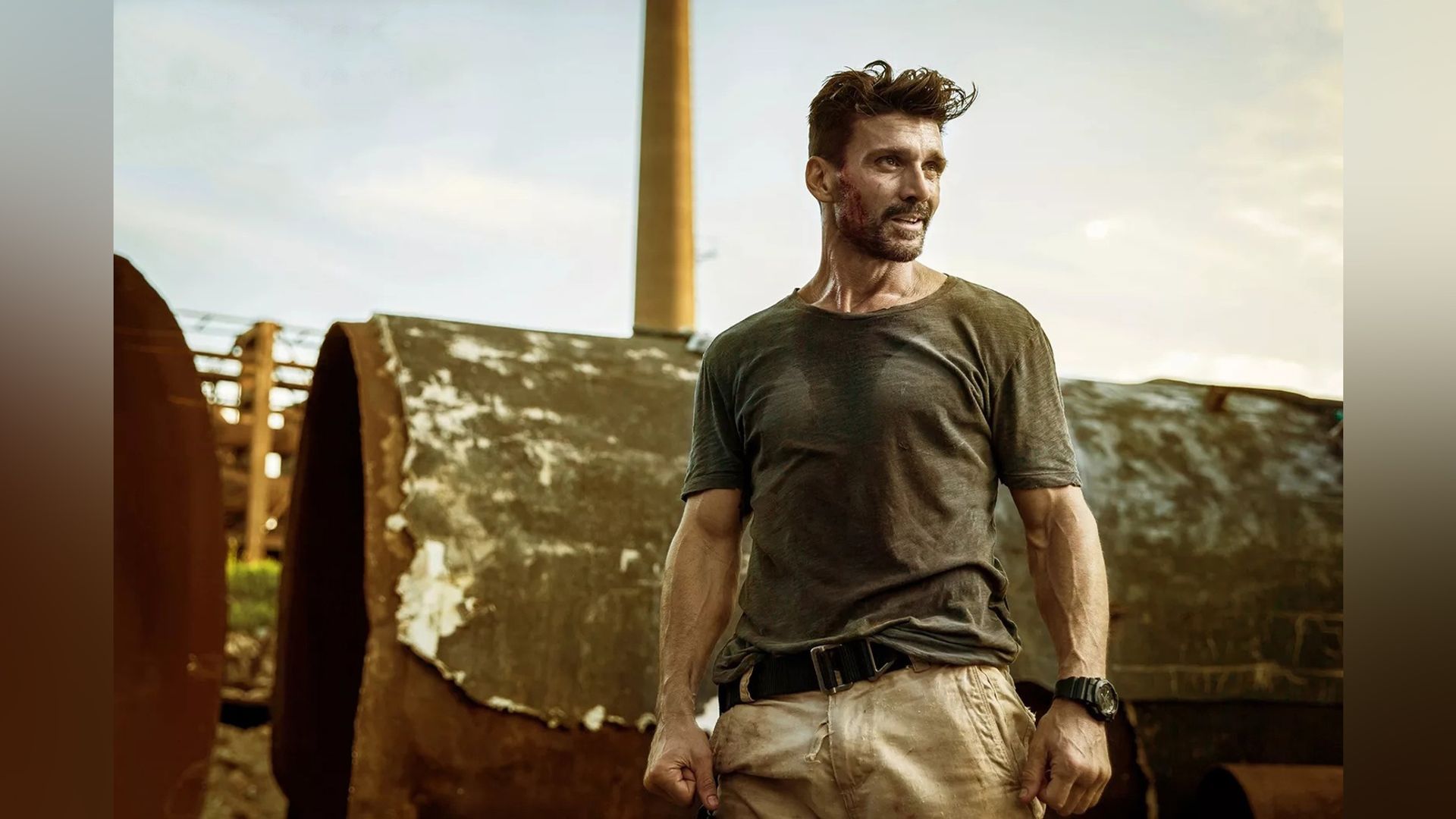 Frank Grillo en la película "Wolf Warrior 2"