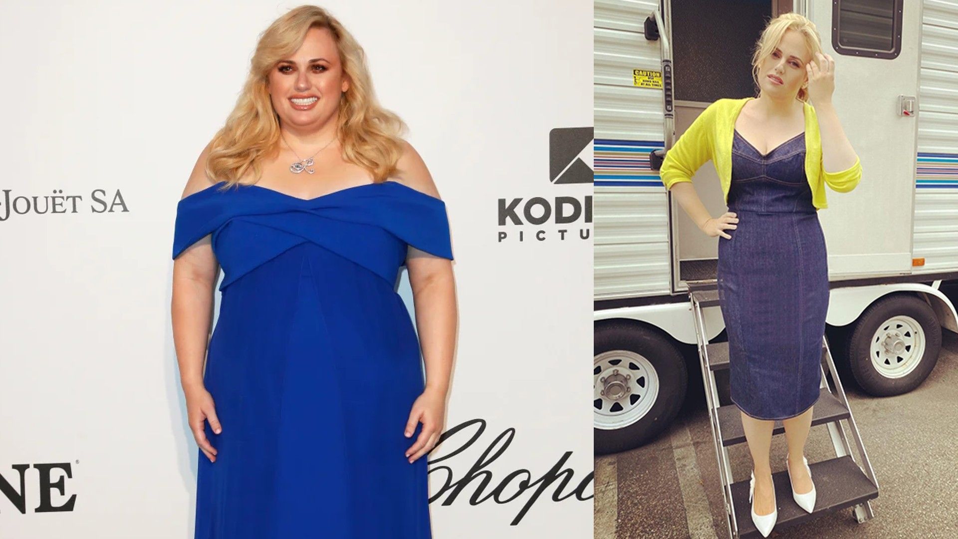 Rebel Wilson antes y después de perder peso