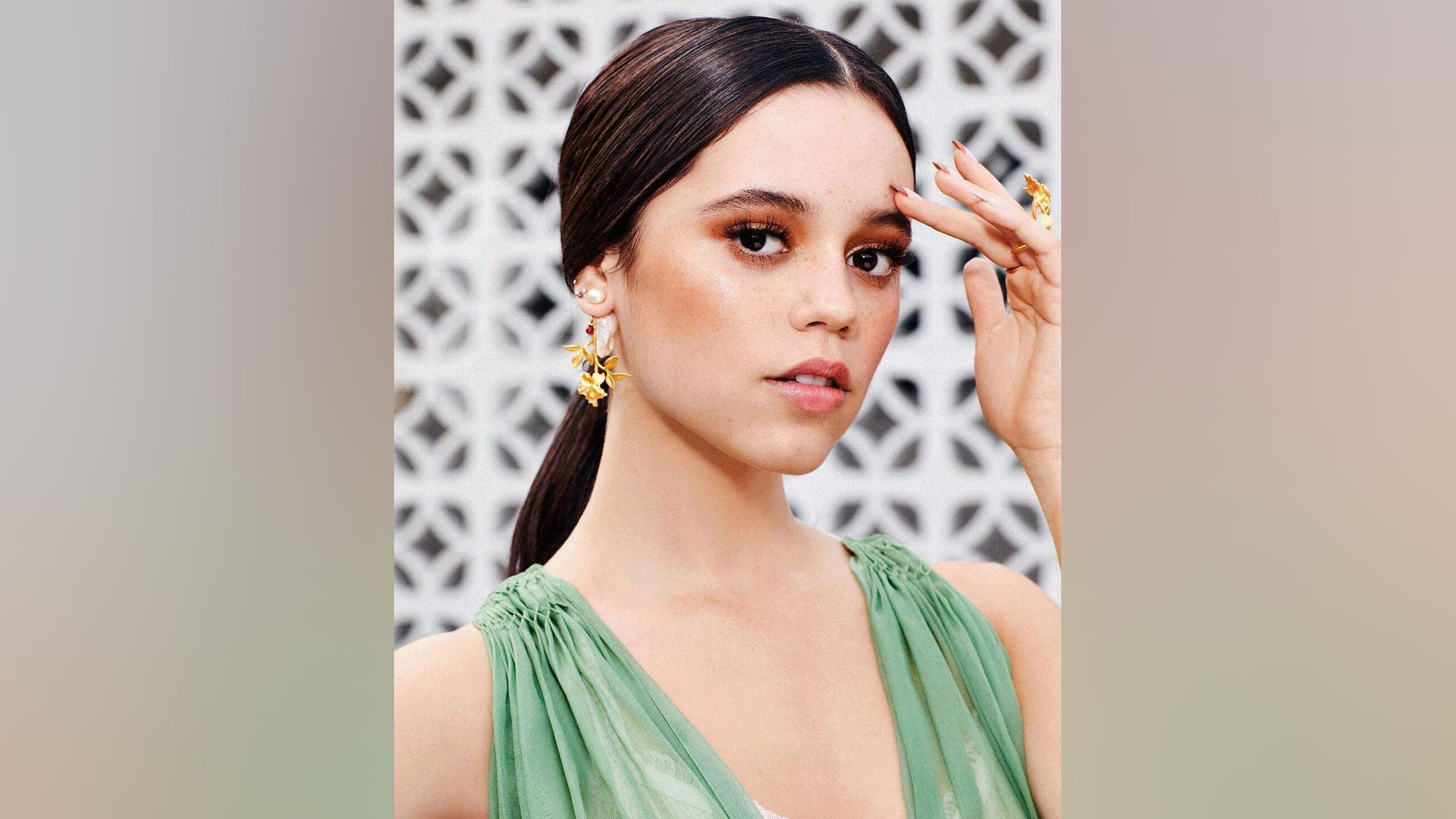 La actriz Jenna Ortega
