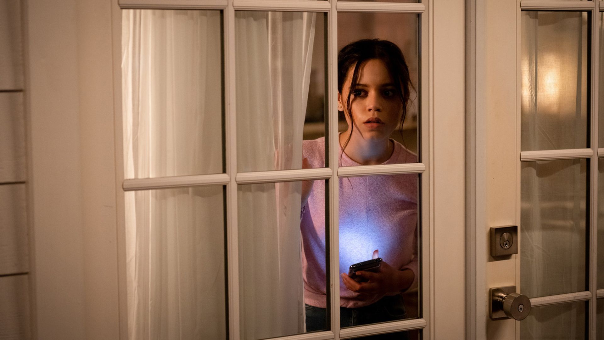 Jenna Ortega en la película Scream