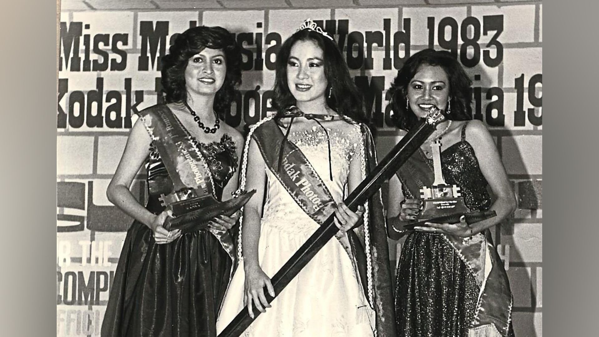Michelle Yeoh en el concurso Miss Malaysia 1983