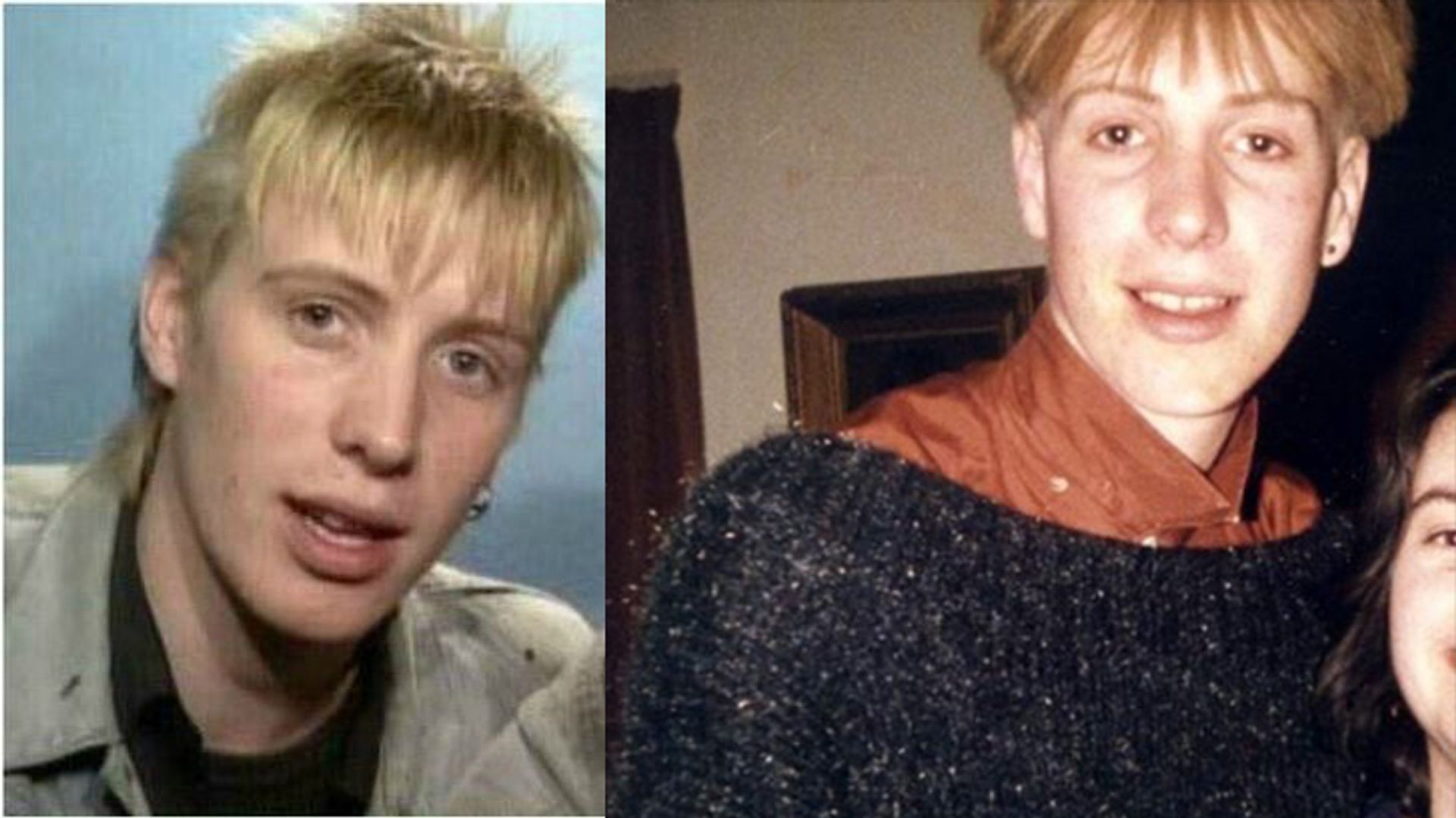 Rhys Ifans en su juventud