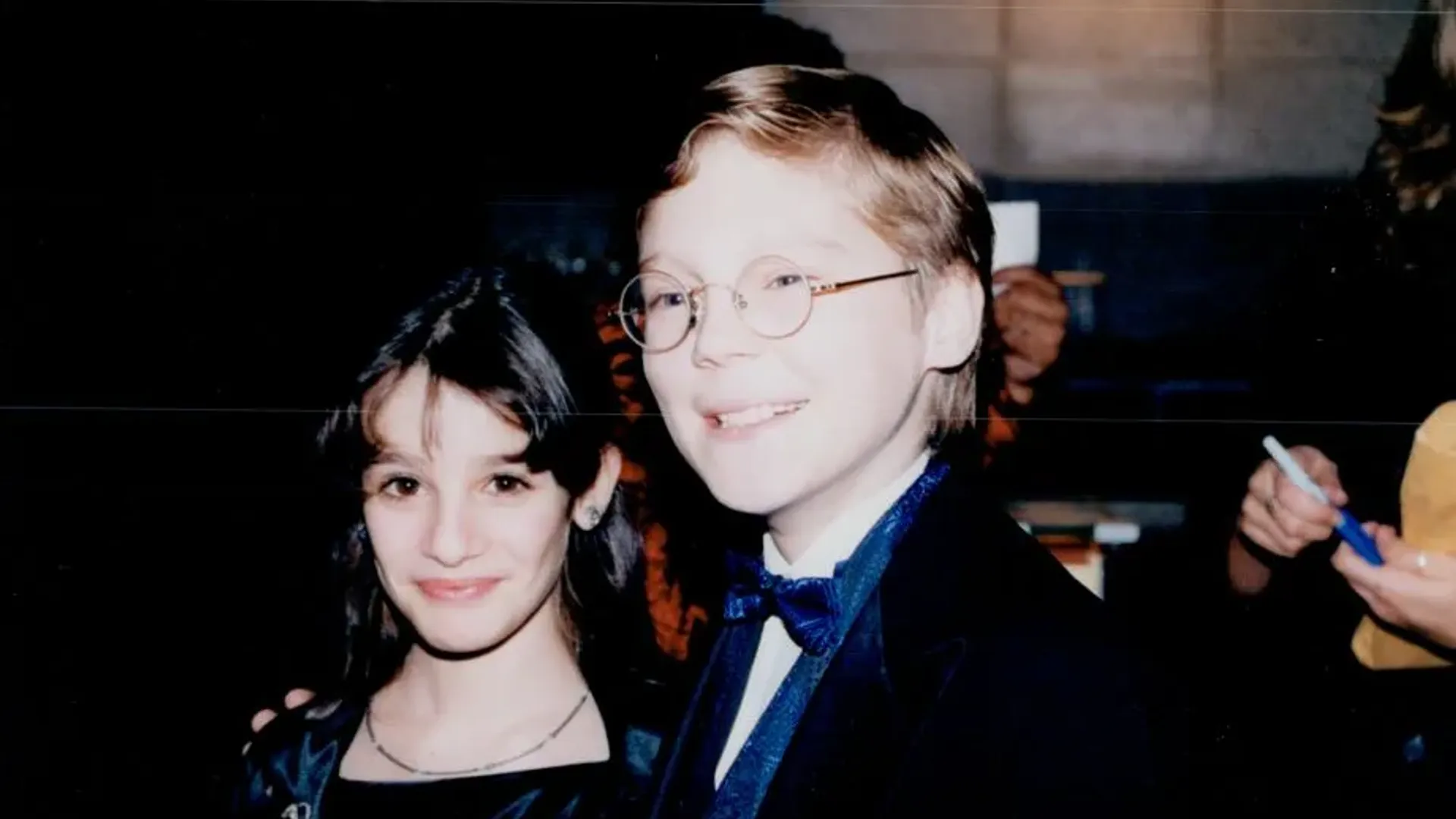 Paul Dano de niño (con Lea Michele)