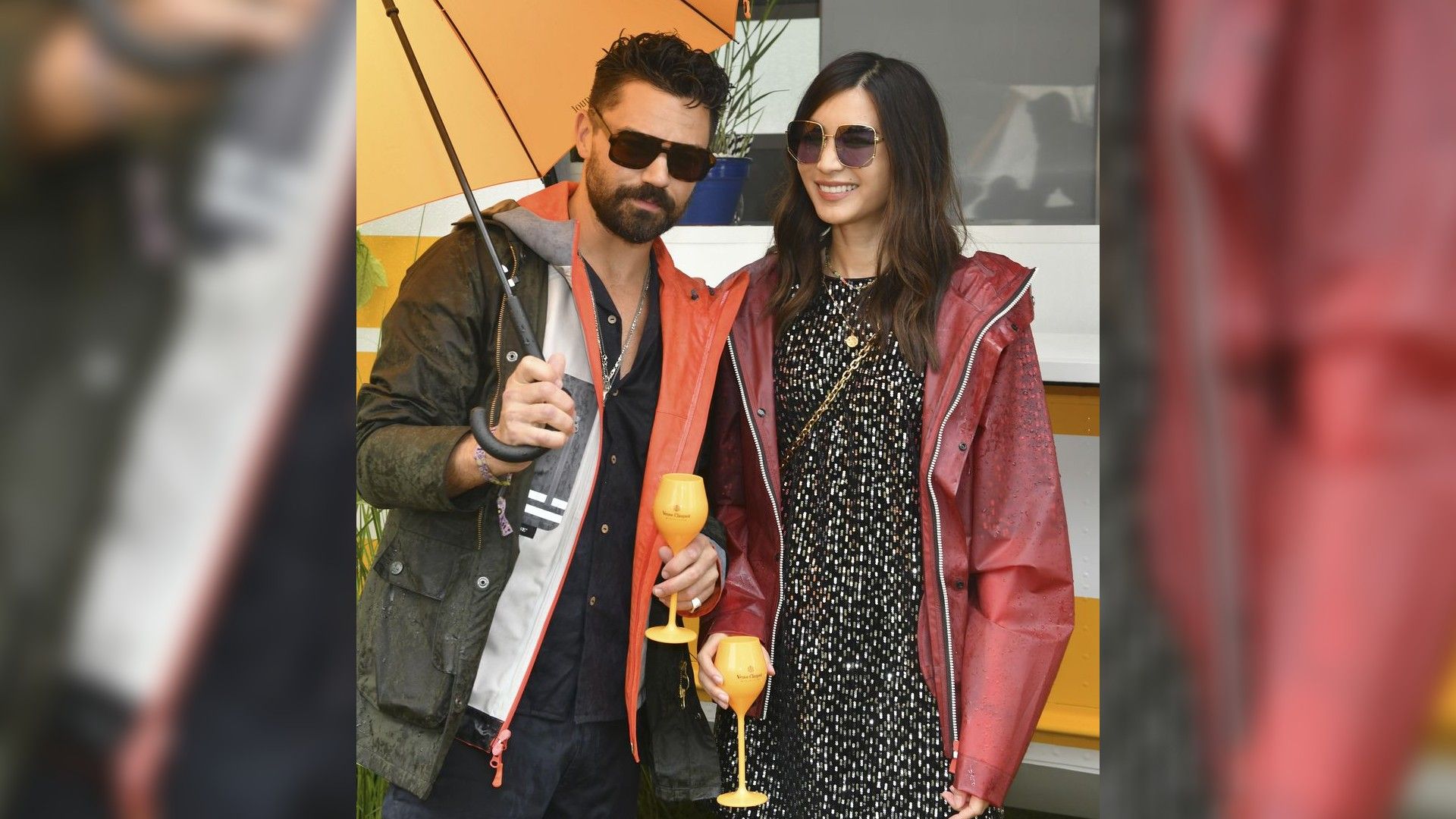 Dominic Cooper y Gemma Chan