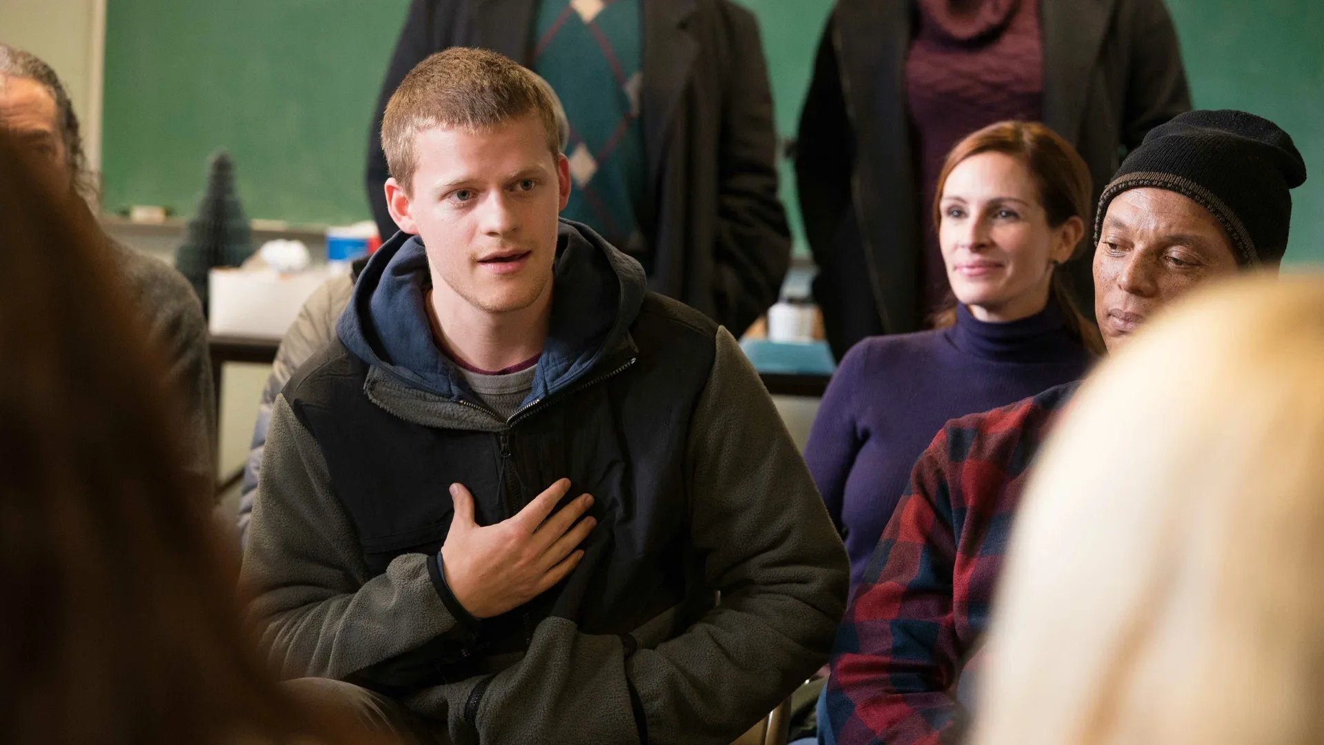Lucas Hedges en Ben Is Back