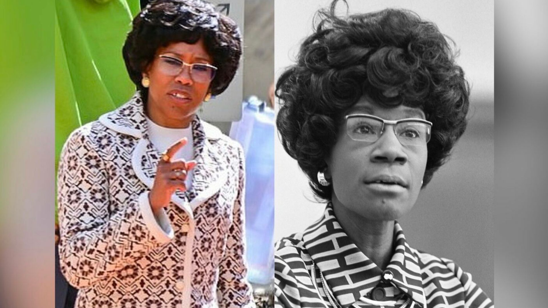 Regina King como Shirley Chisholm