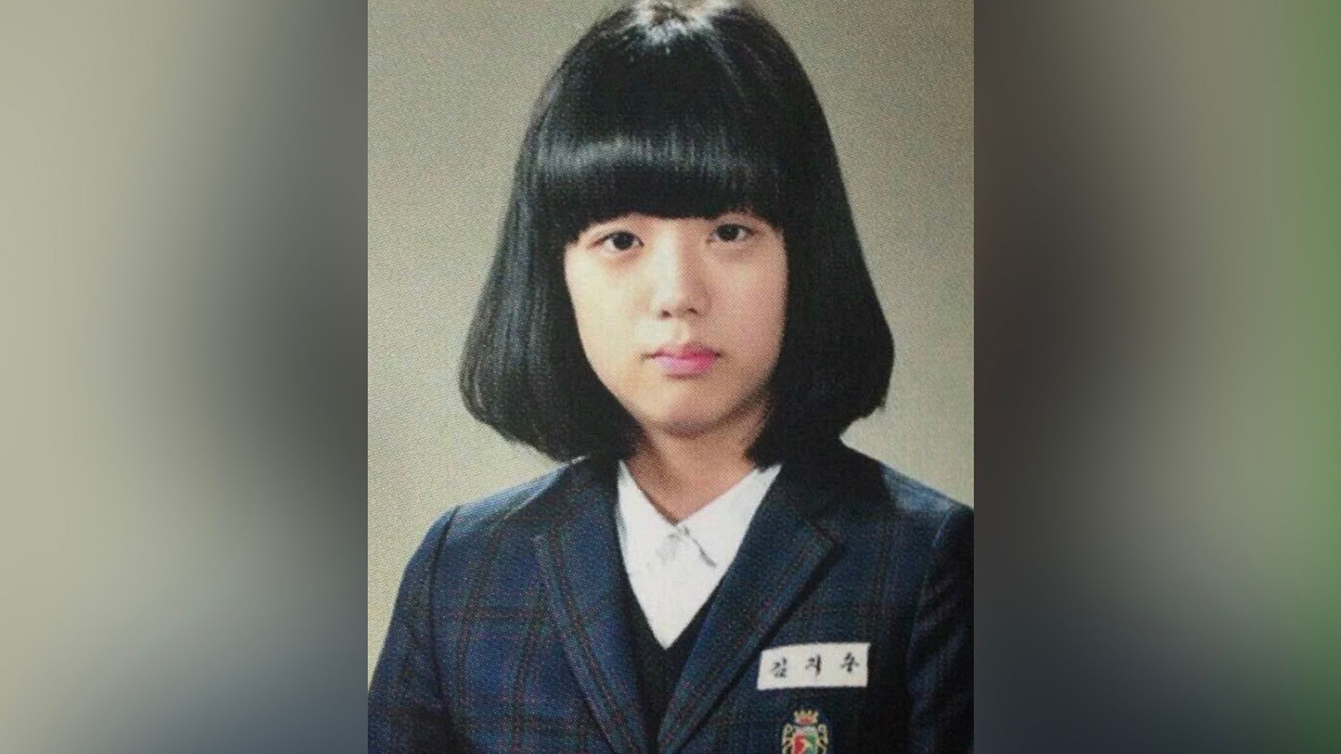 Jisoo durante sus años escolares