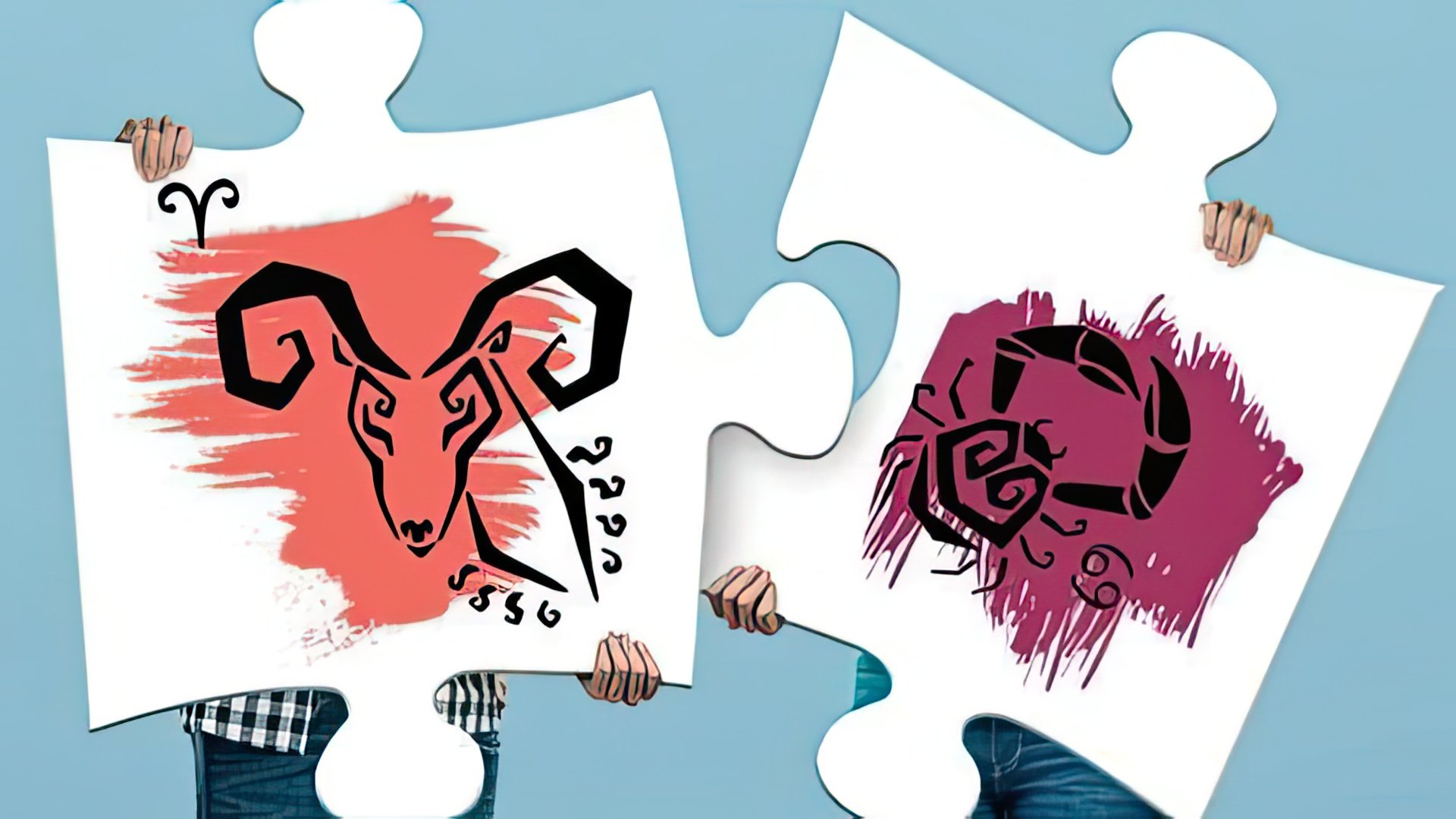 Es suficiente que Cáncer halague la autoestima de Aries y muestre un lado femenino