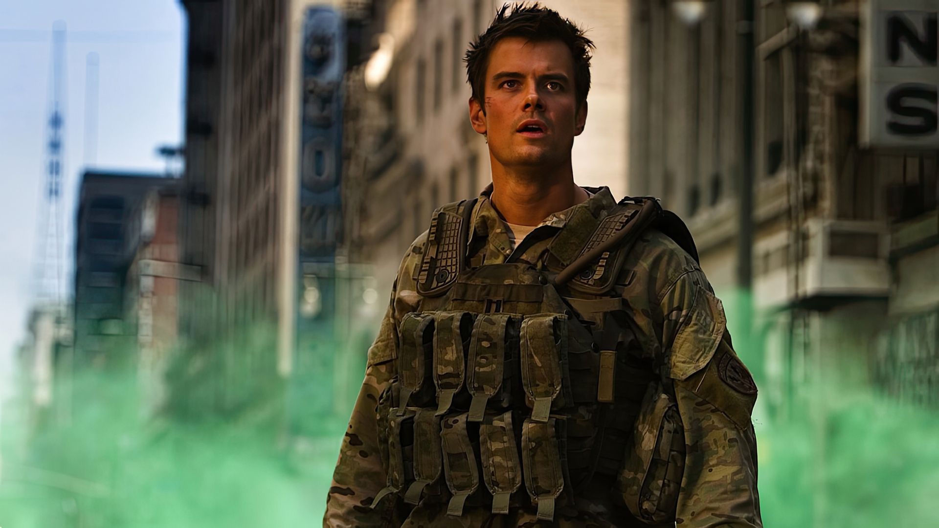 Josh Duhamel en la película "Transformers"