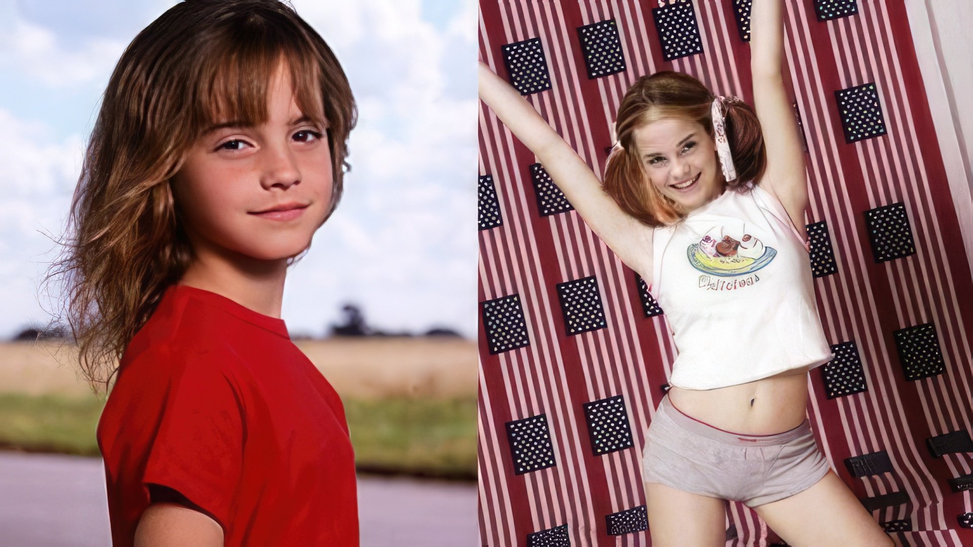 Emma Watson en su infancia