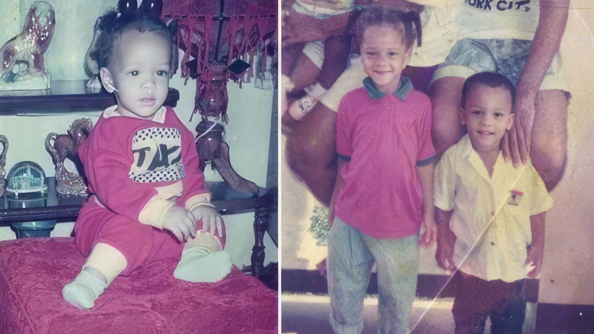 Rihanna de niña
