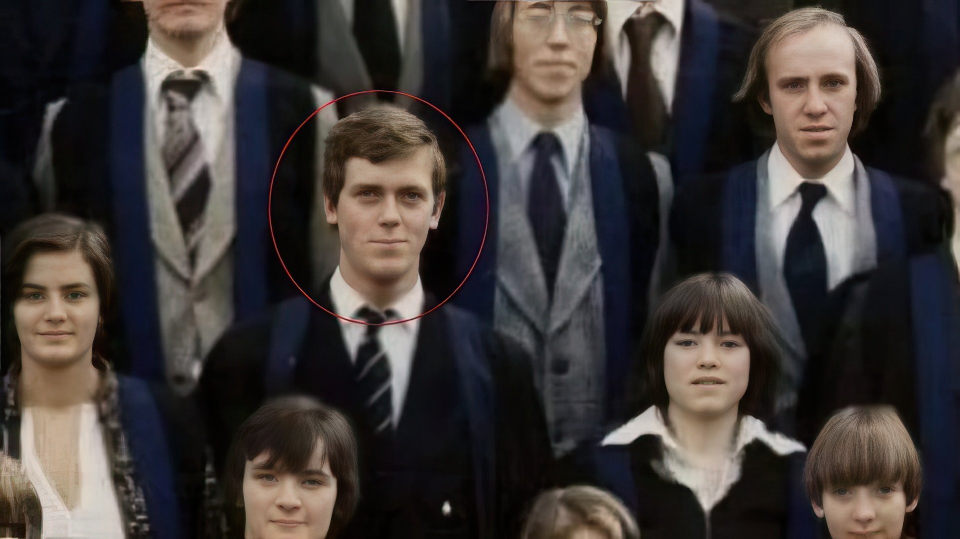 Hugh Laurie en su juventud