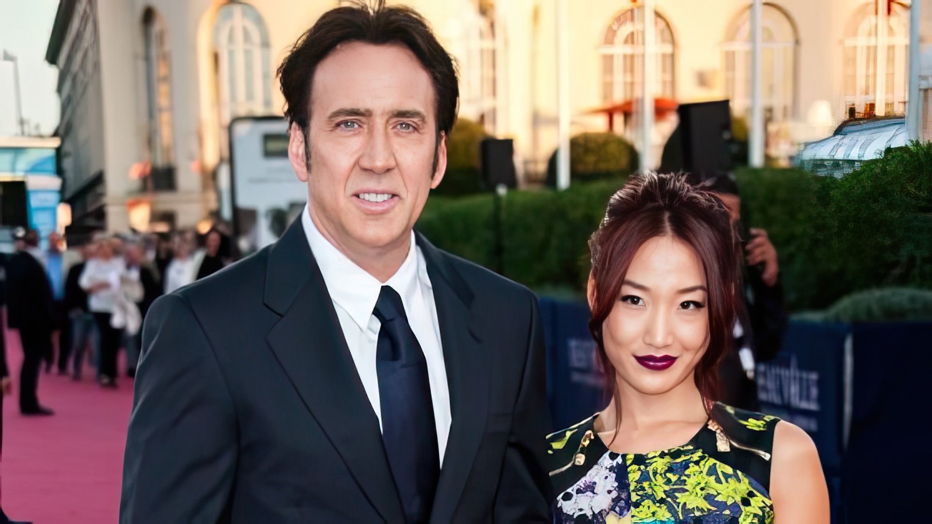 Nicolas Cage y su tercera esposa Alice Kim