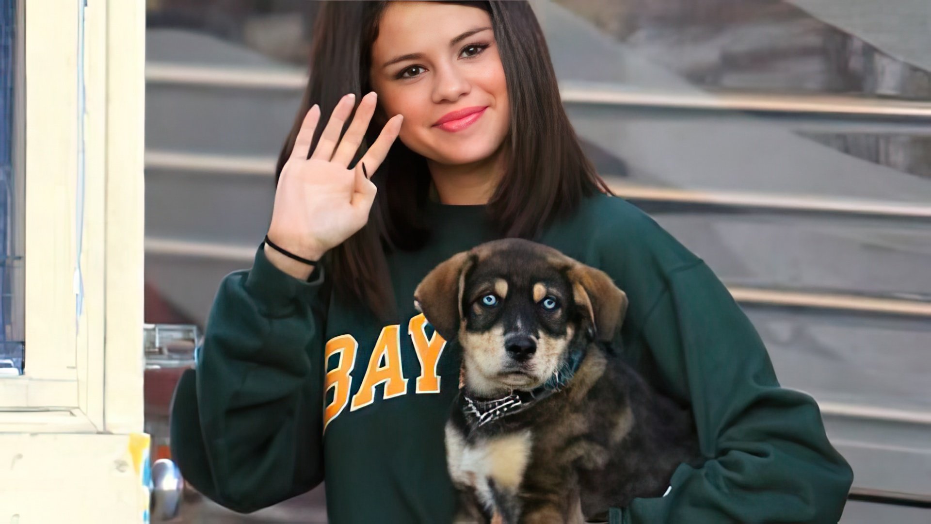 Selena Gomez y su cachorro llamado Baylor
