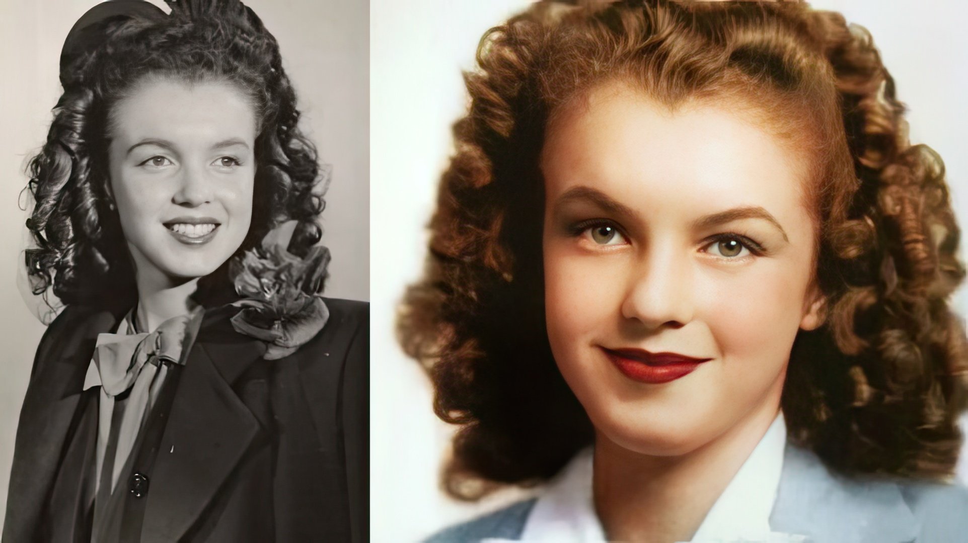 Marilyn Monroe de adolescente (circa 1940)