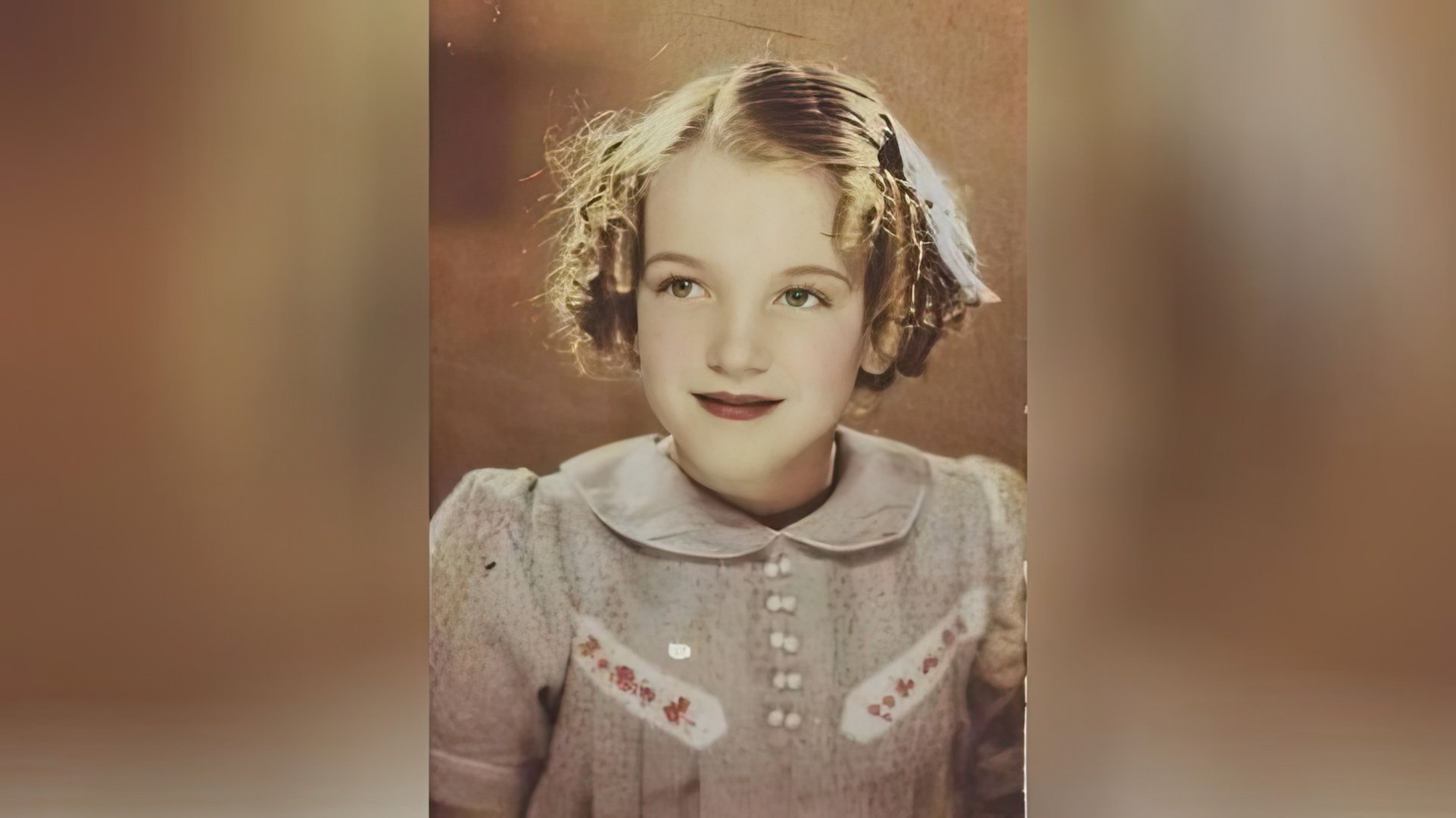 Norma creció siendo una niña muy hermosa