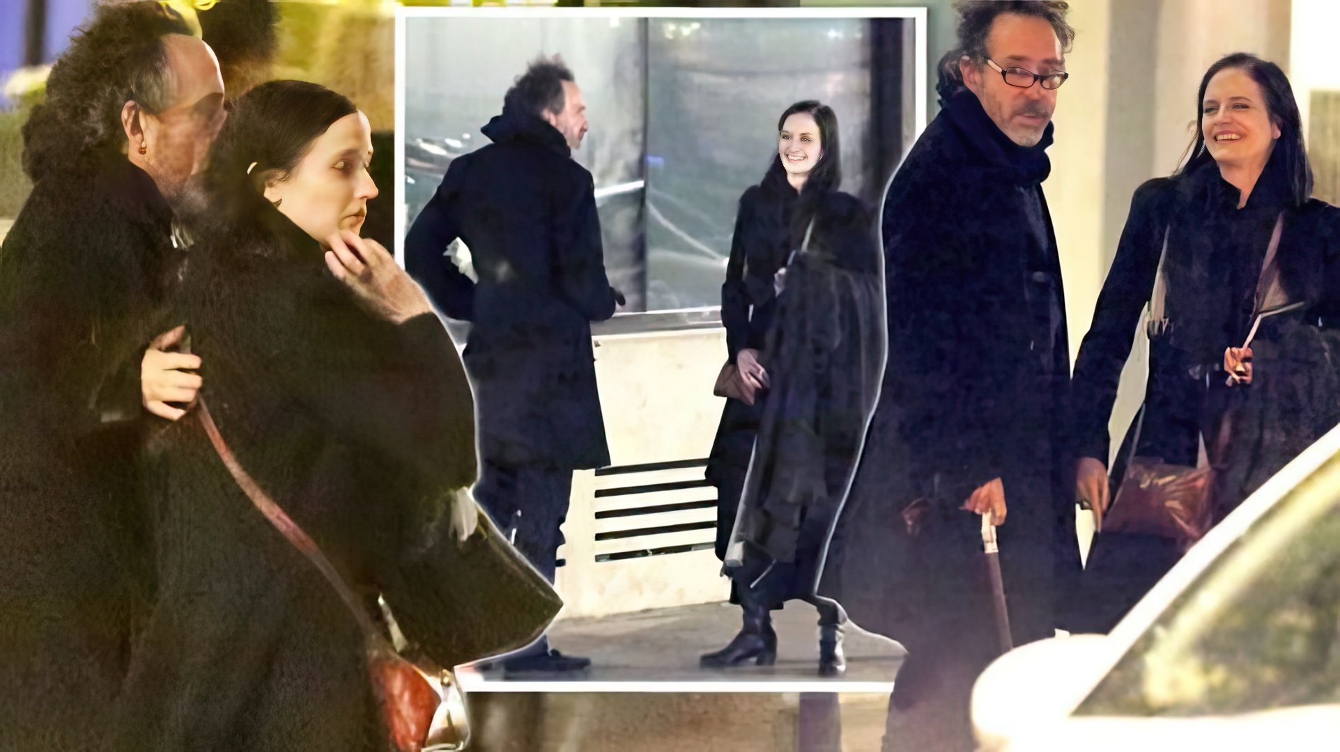 Eva Green y Tim Burton en una cita