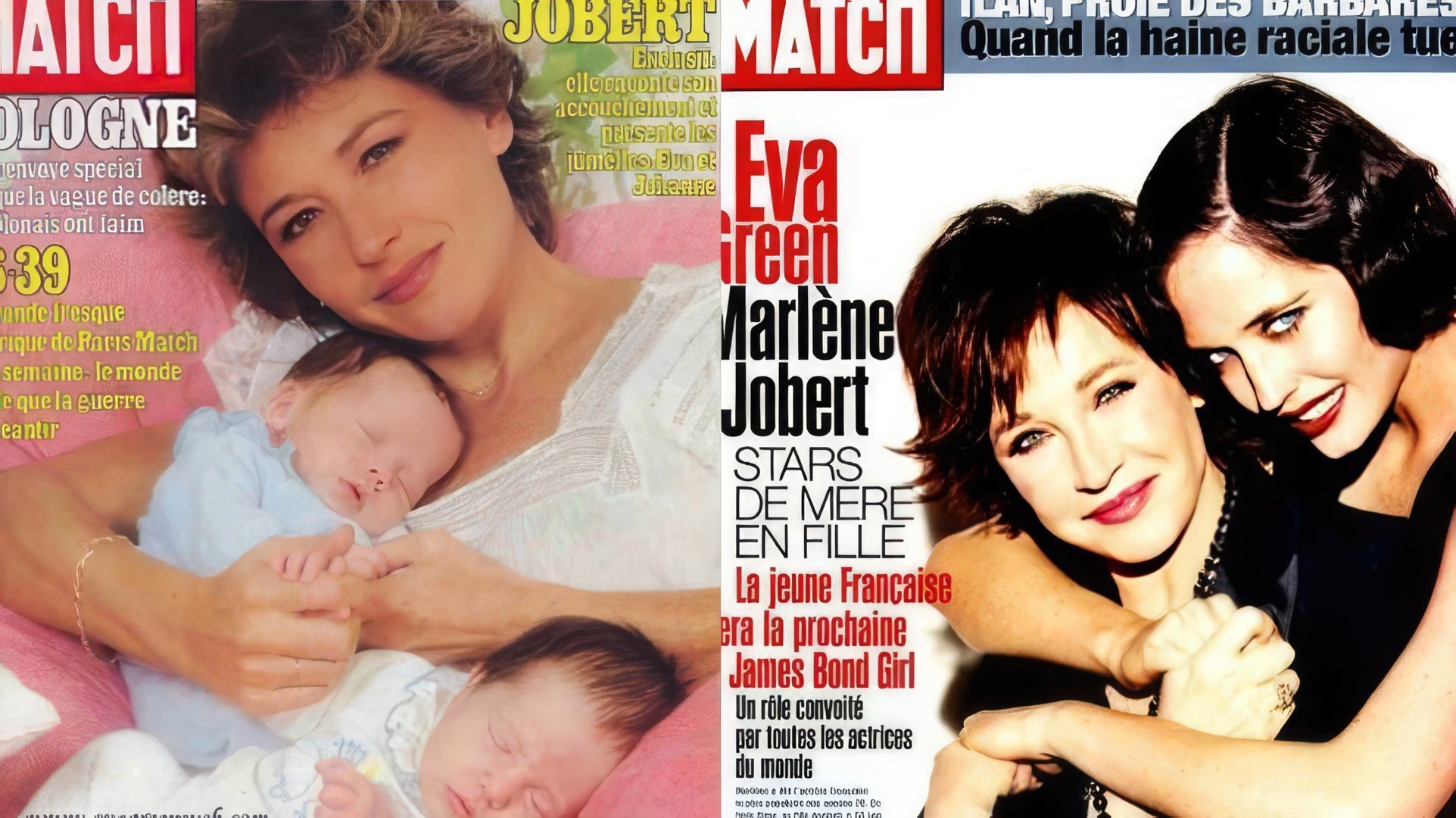 Eva Green ha aparecido dos veces en la portada de Paris Match con su mamá