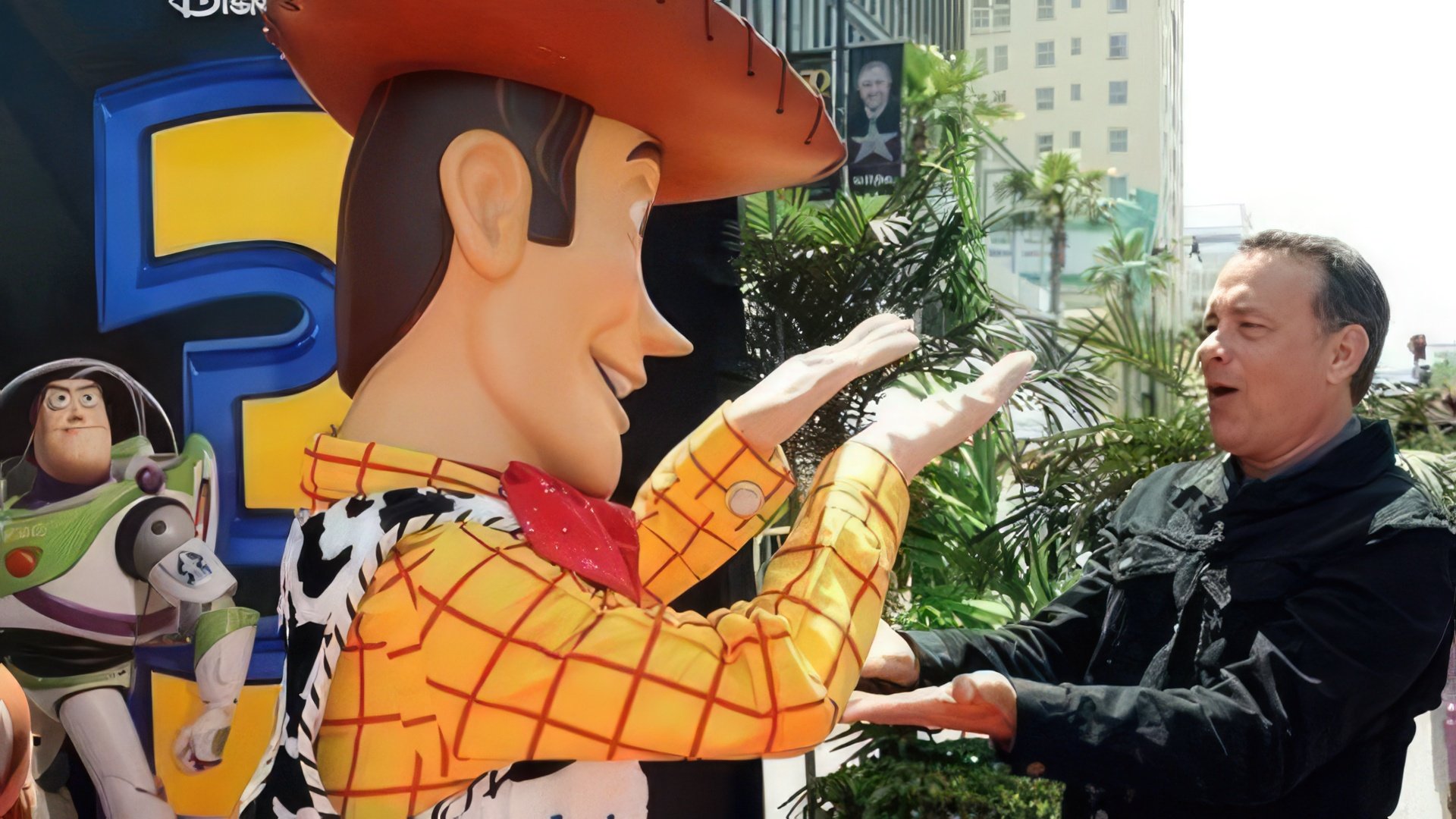 En Toy Story 3, Tom Hanks prestó su voz al Sheriff Woody