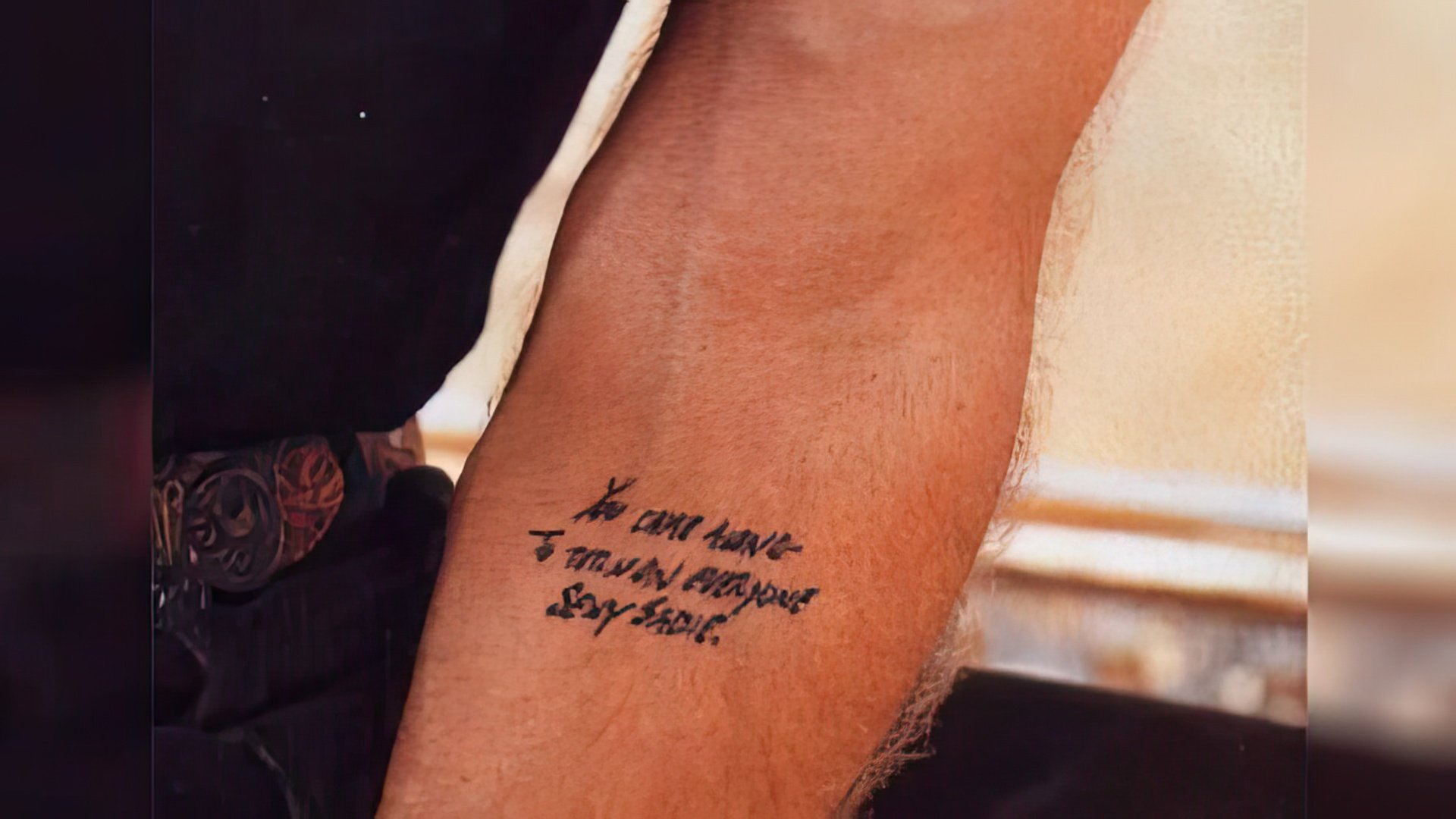 El tatuaje de Jude Law dedicado a su esposa