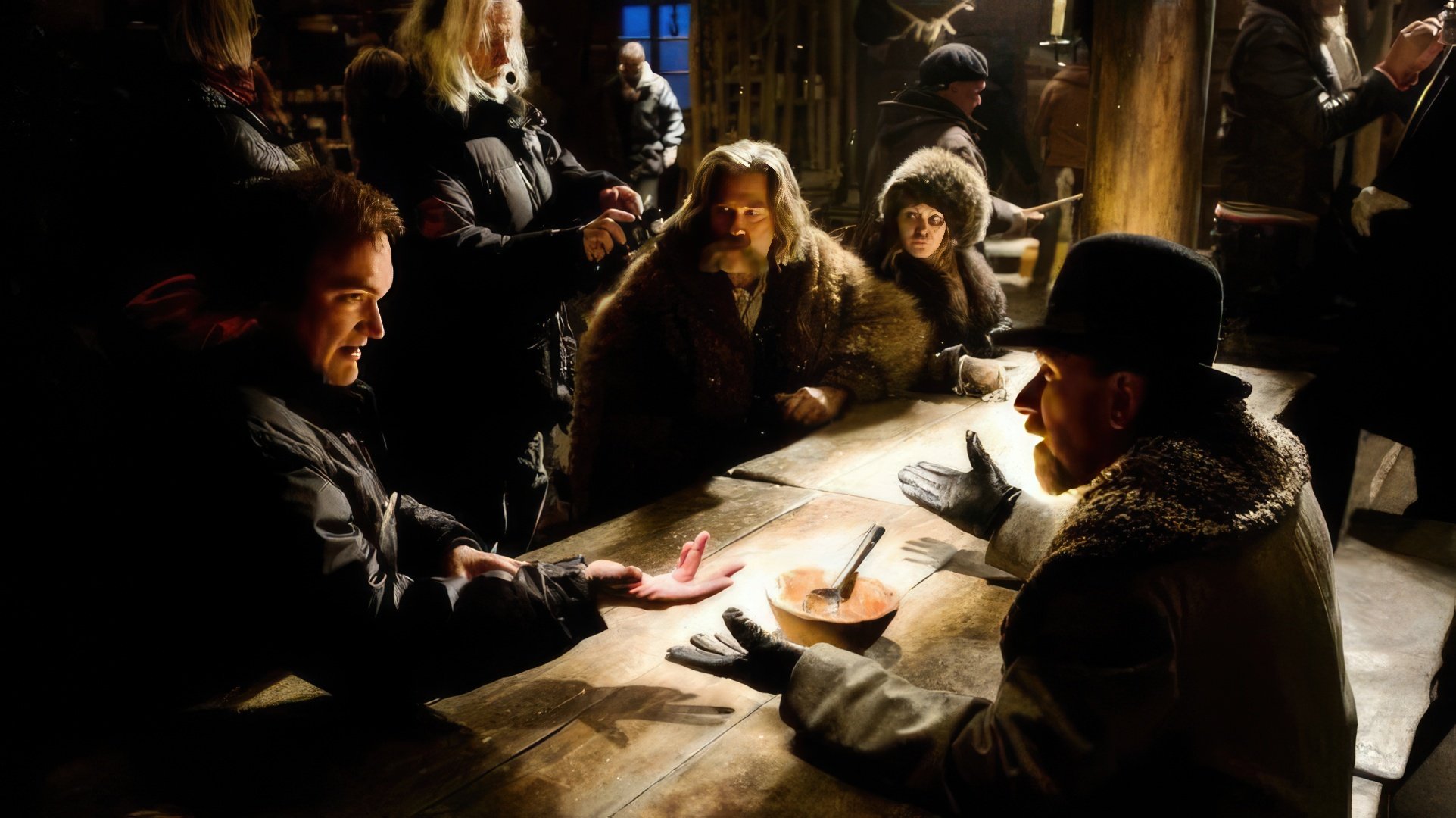 En el set de 'The Hateful Eight'