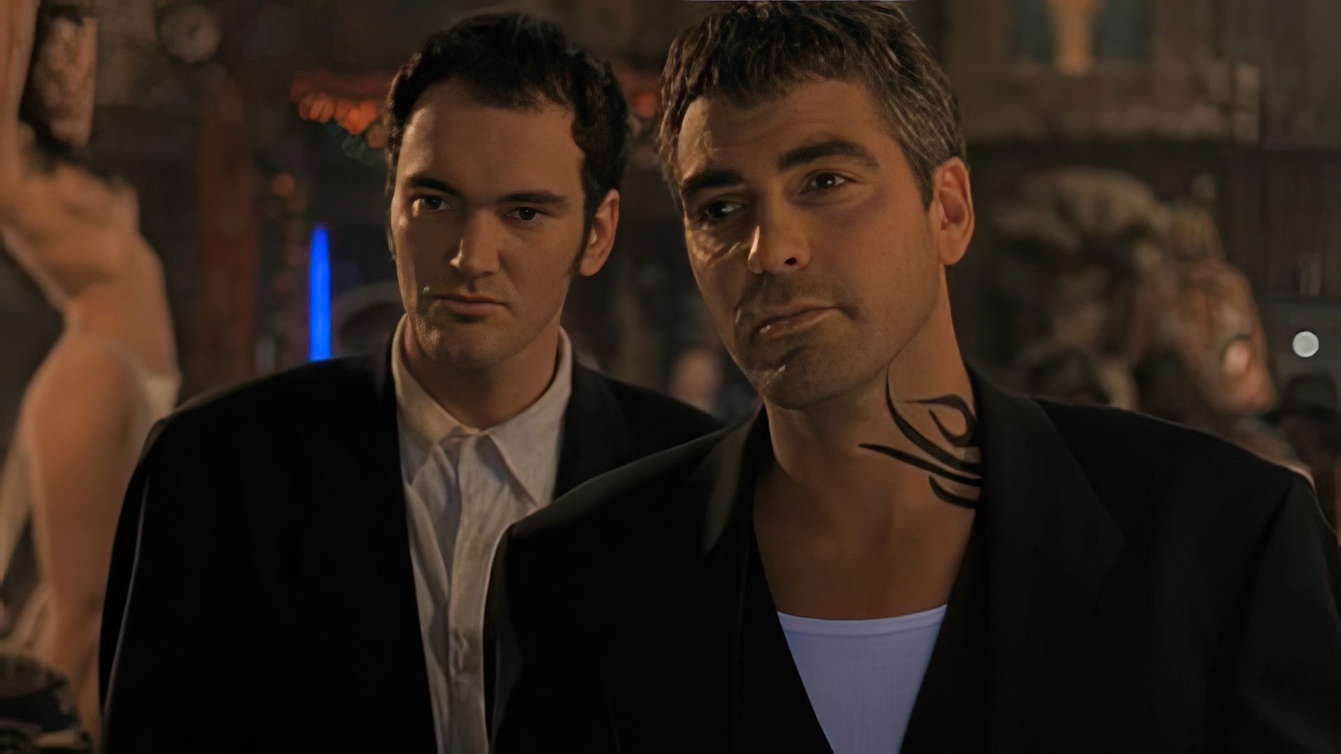 Quentin Tarantino y George Clooney