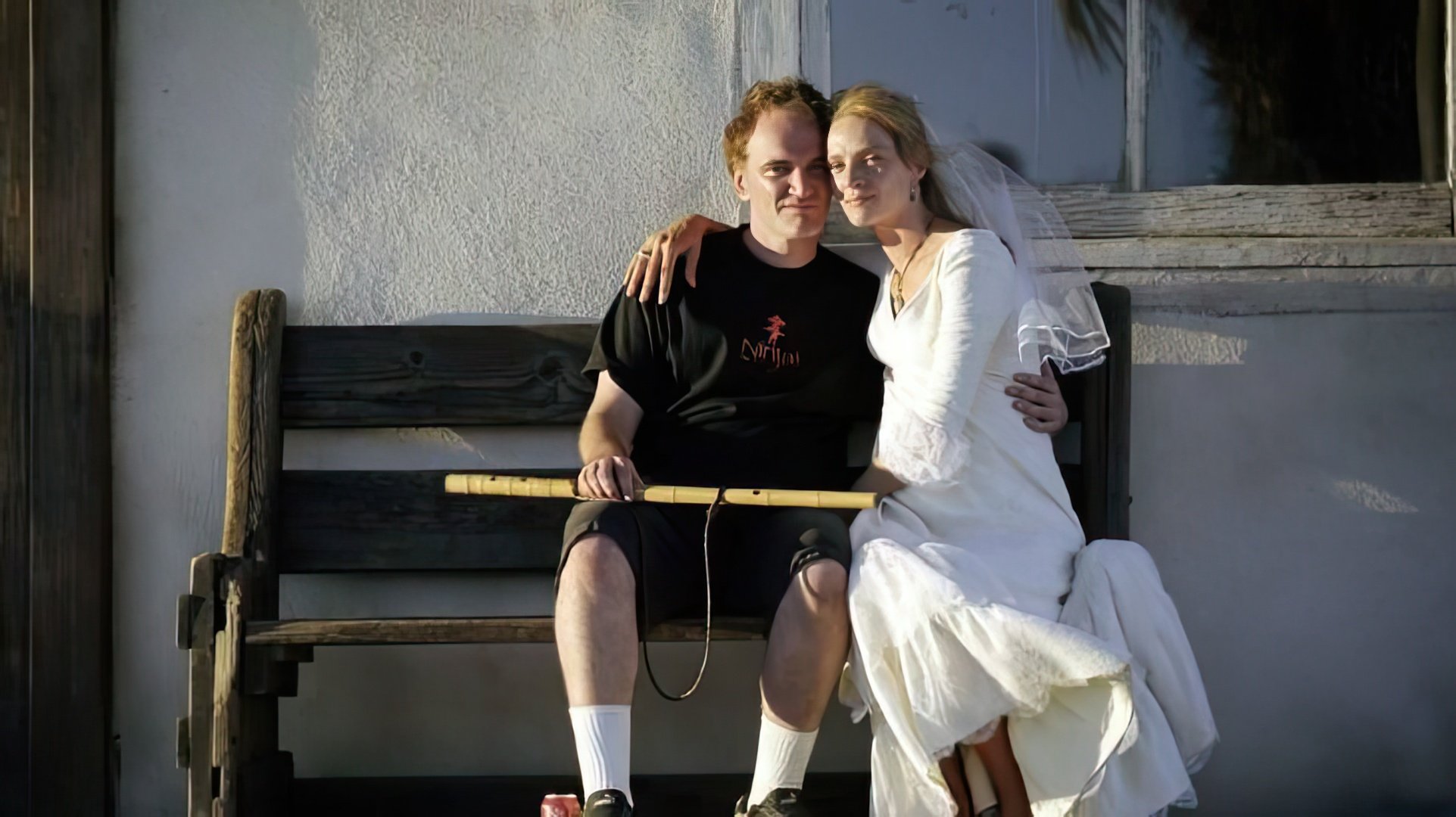 Quentin Tarantino y Uma Thurman