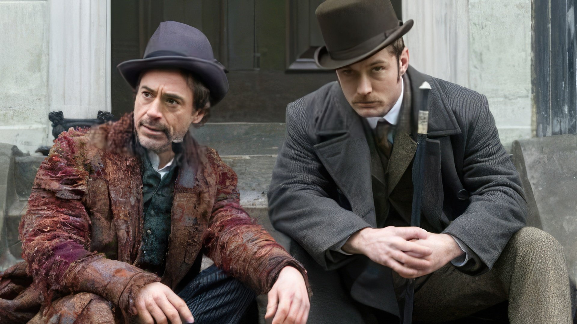 Robert Downey Jr. y Jude Law – otro Holmes y Watson