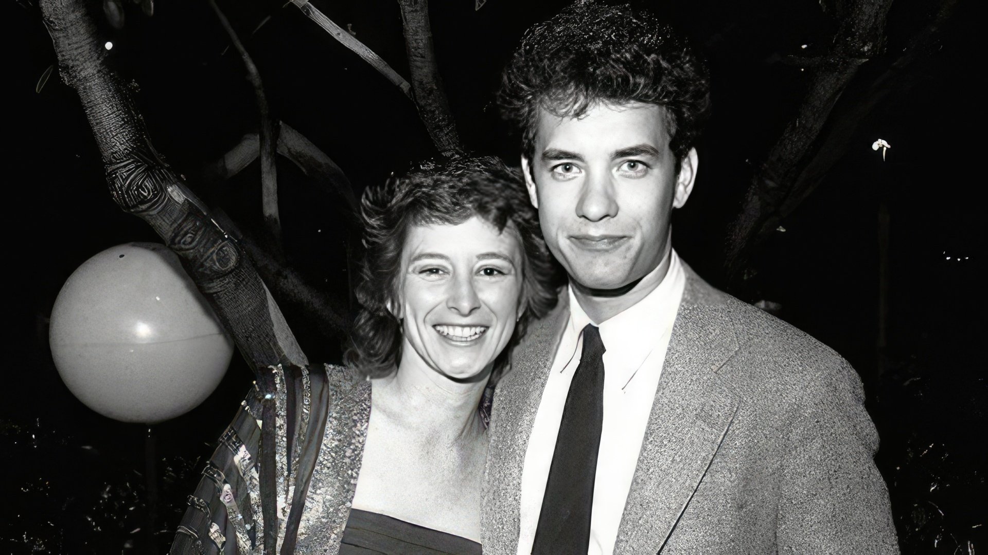 Tom Hanks con su primera esposa Samantha Lewis
