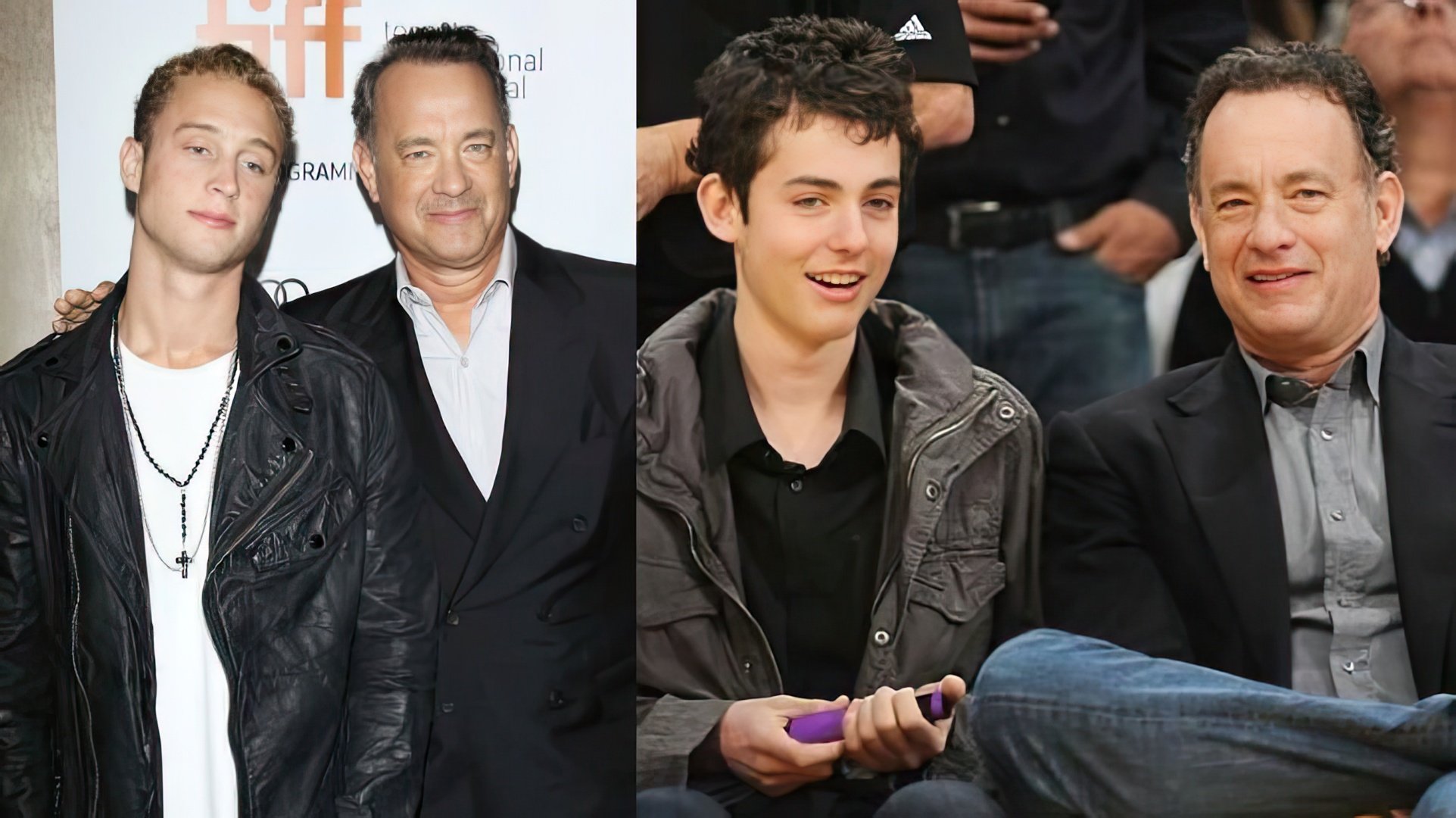 Los hijos menores de Tom Hanks: Chet (izquierda) y Truman