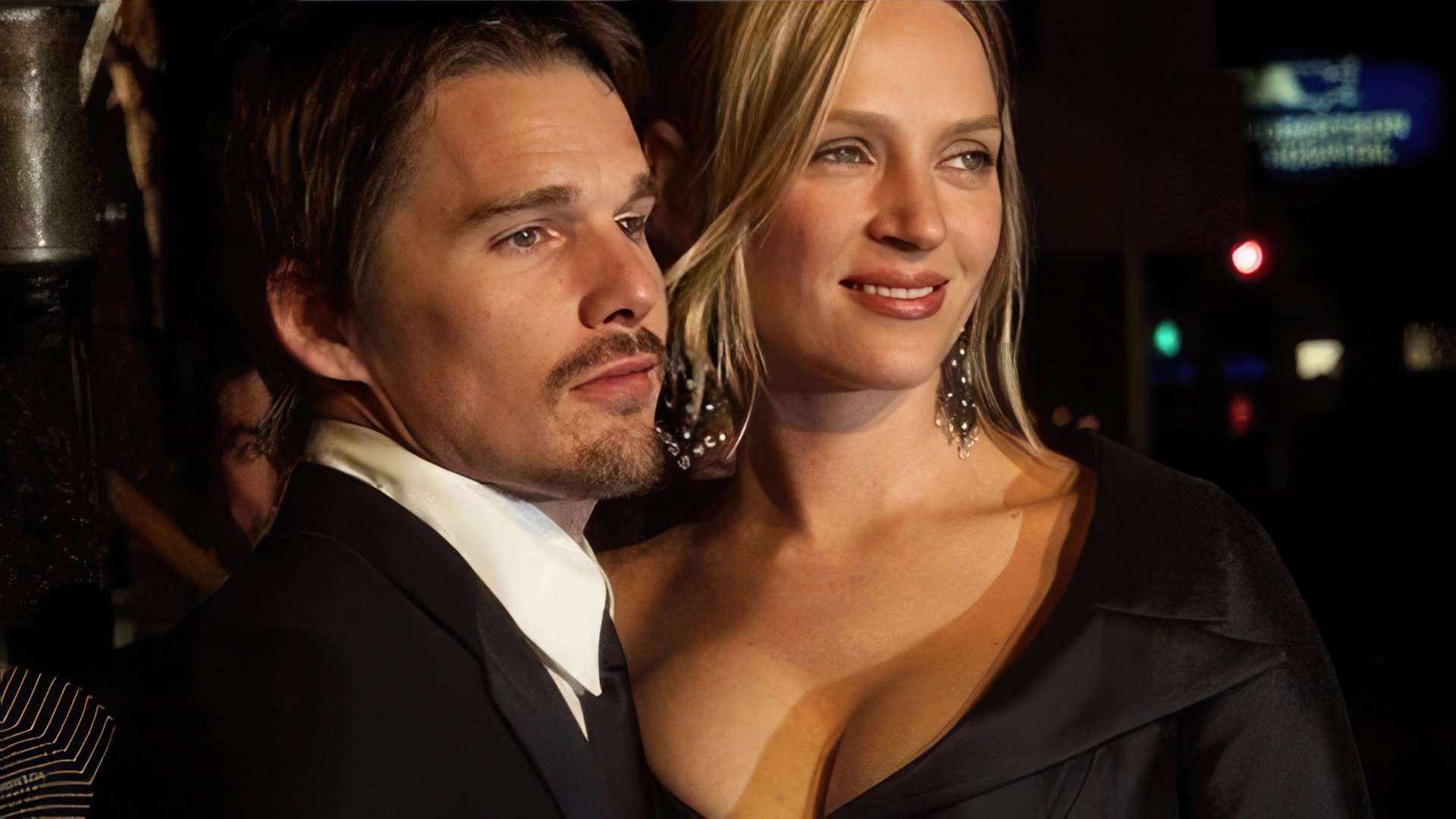 Uma Thurman con Ethan Hawke
