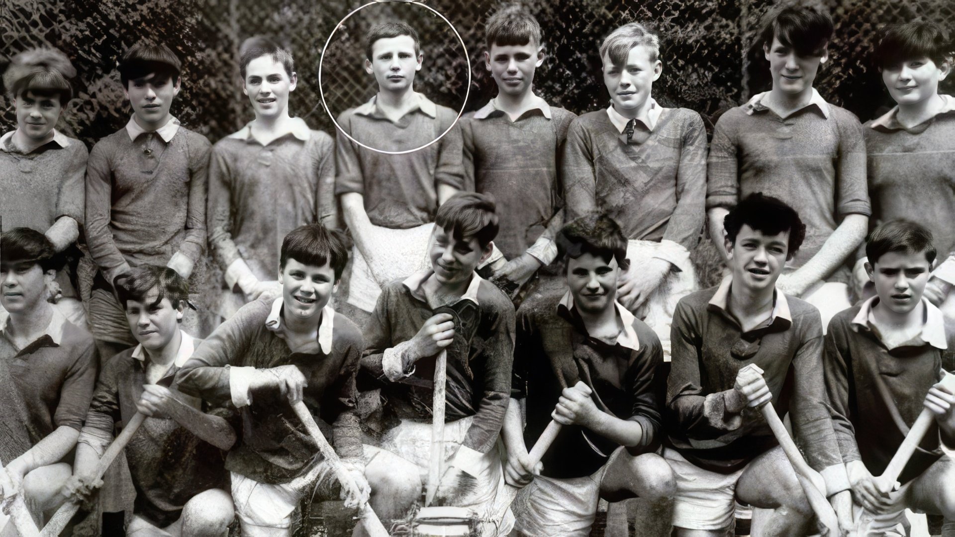 Liam Neeson durante sus años escolares