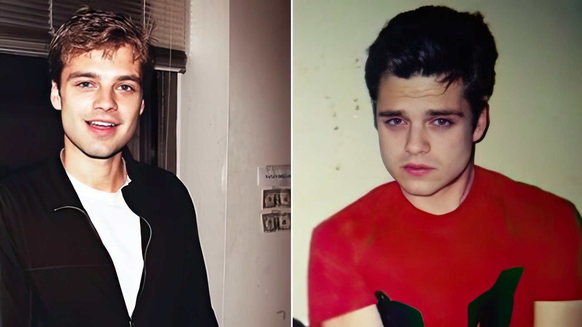 Sebastian Stan en su juventud