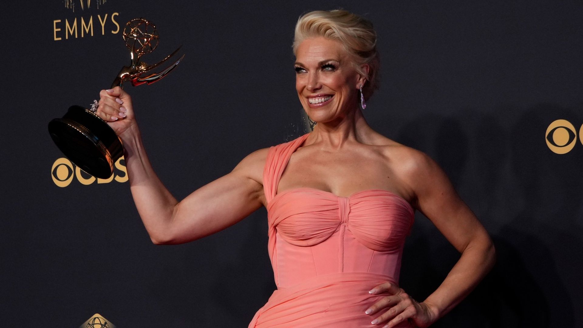 Hannah Waddingham y su premio Emmy