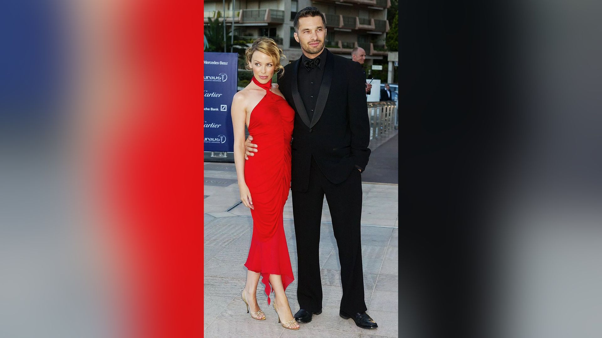 Kylie Minogue and Olivier Martinez