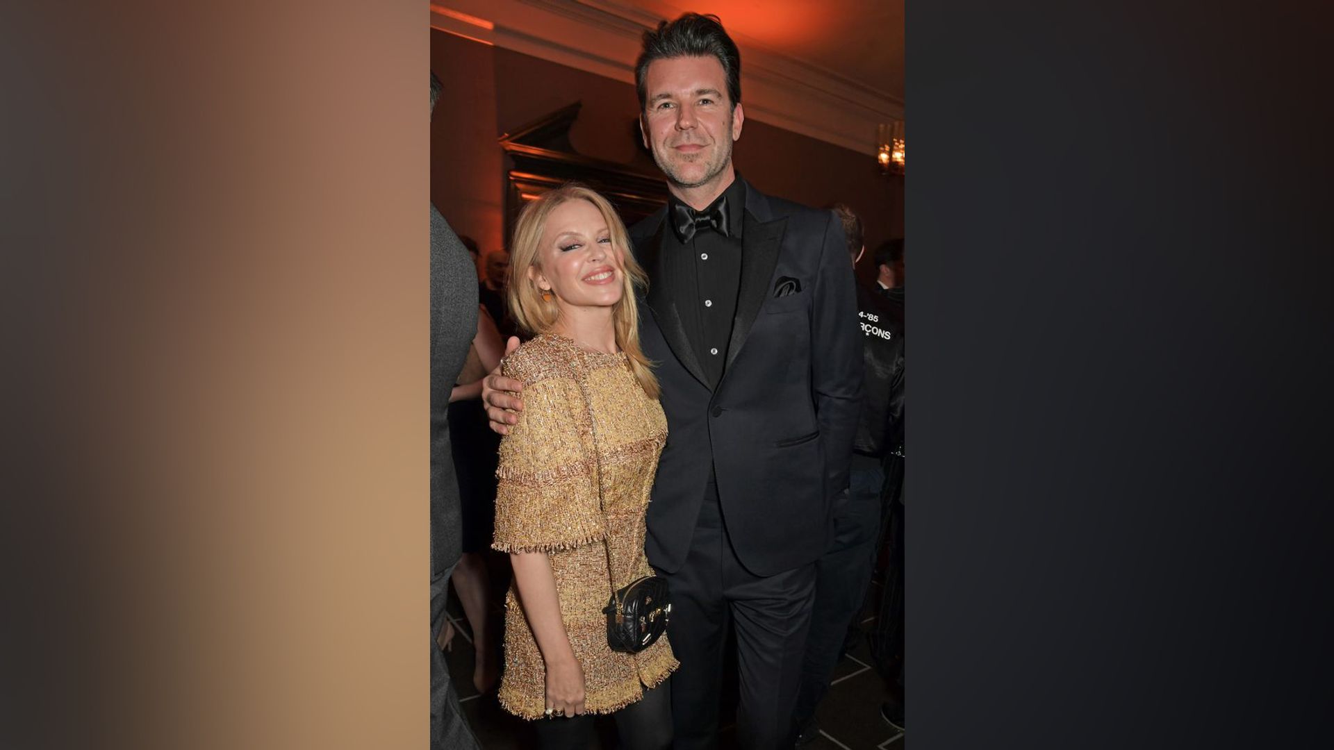 Kylie Minogue and Paul Solomons