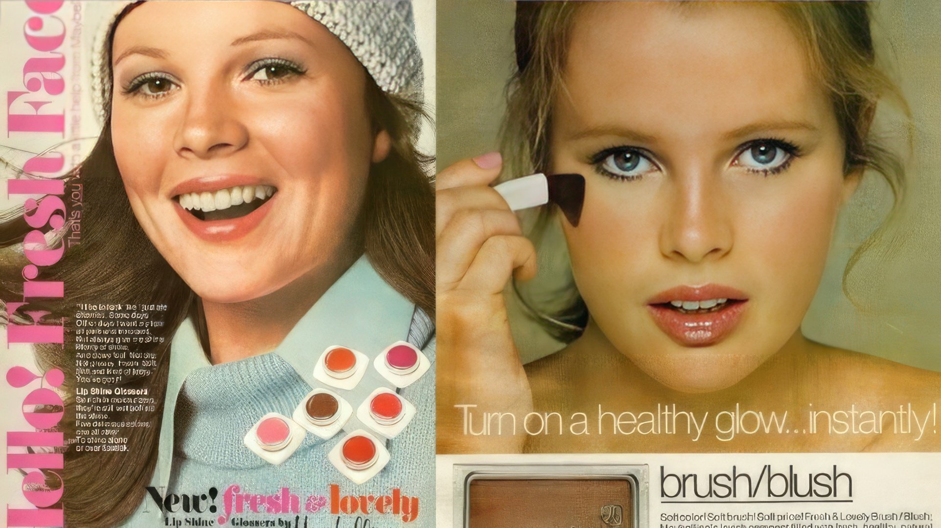 Publicidad con Kim Basinger. Principios de los 70