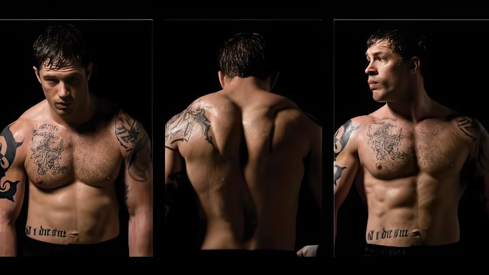 Antes del rodaje de 'Warrior'