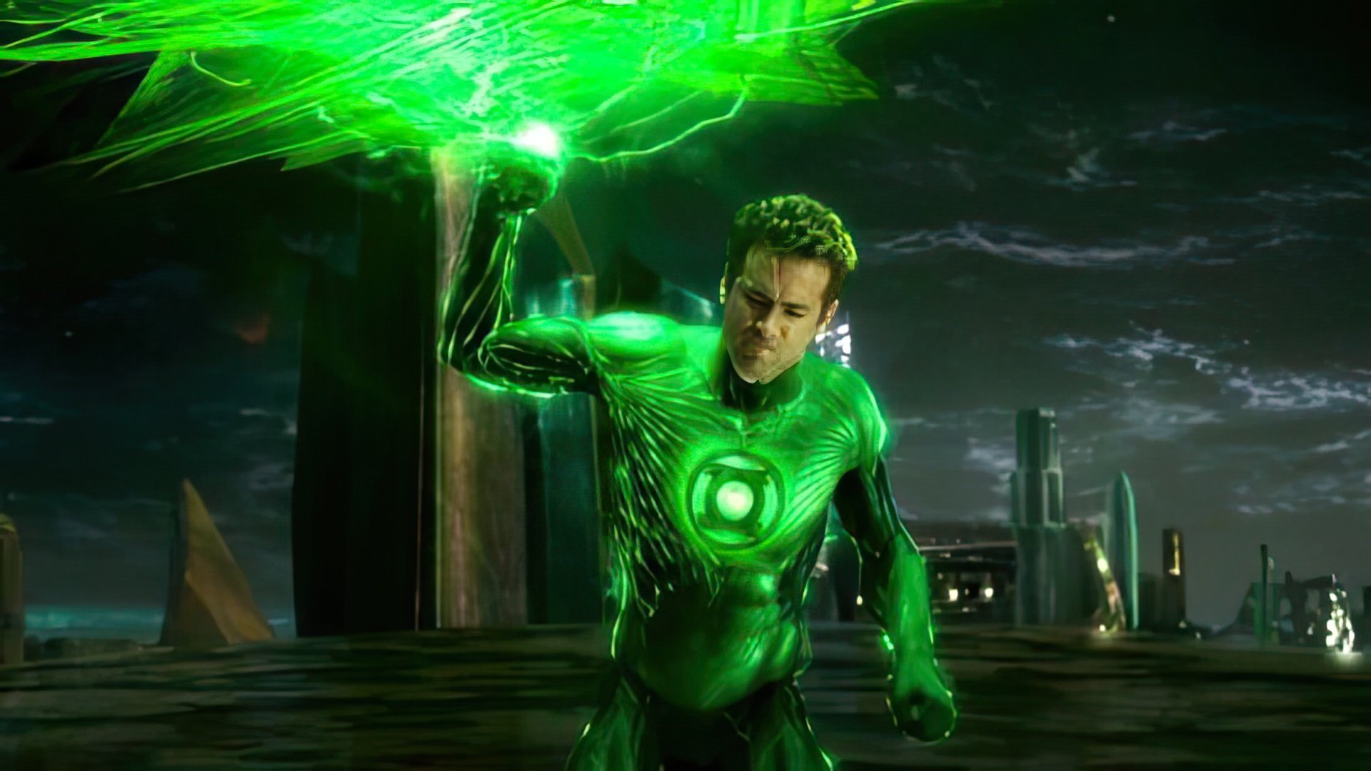 Green Lantern Reynolds apenas pudo con el papel de superhéroe
