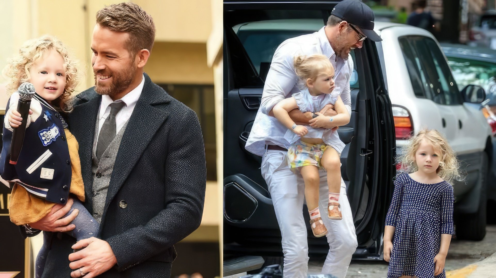 James e Inez, las hijas mayores de Ryan Reynolds