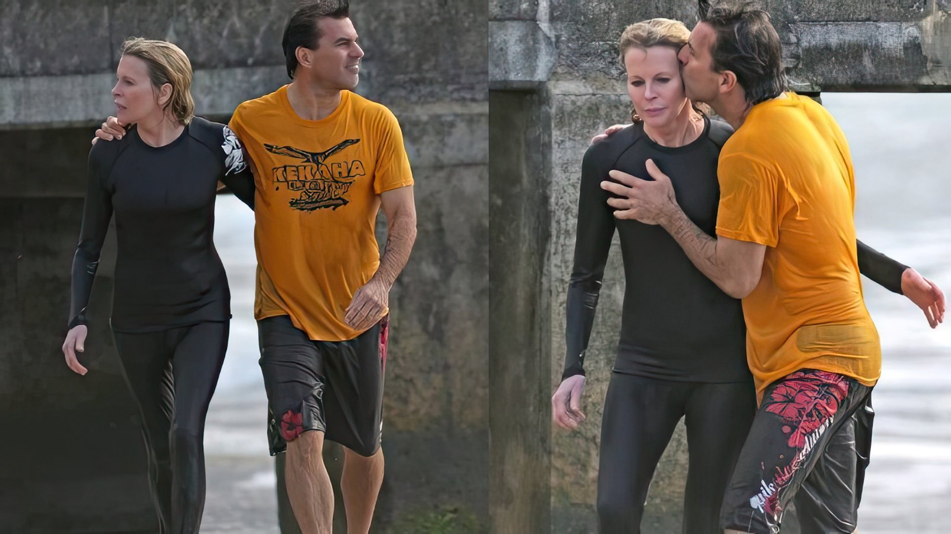 Kim Basinger y Mitch Stone