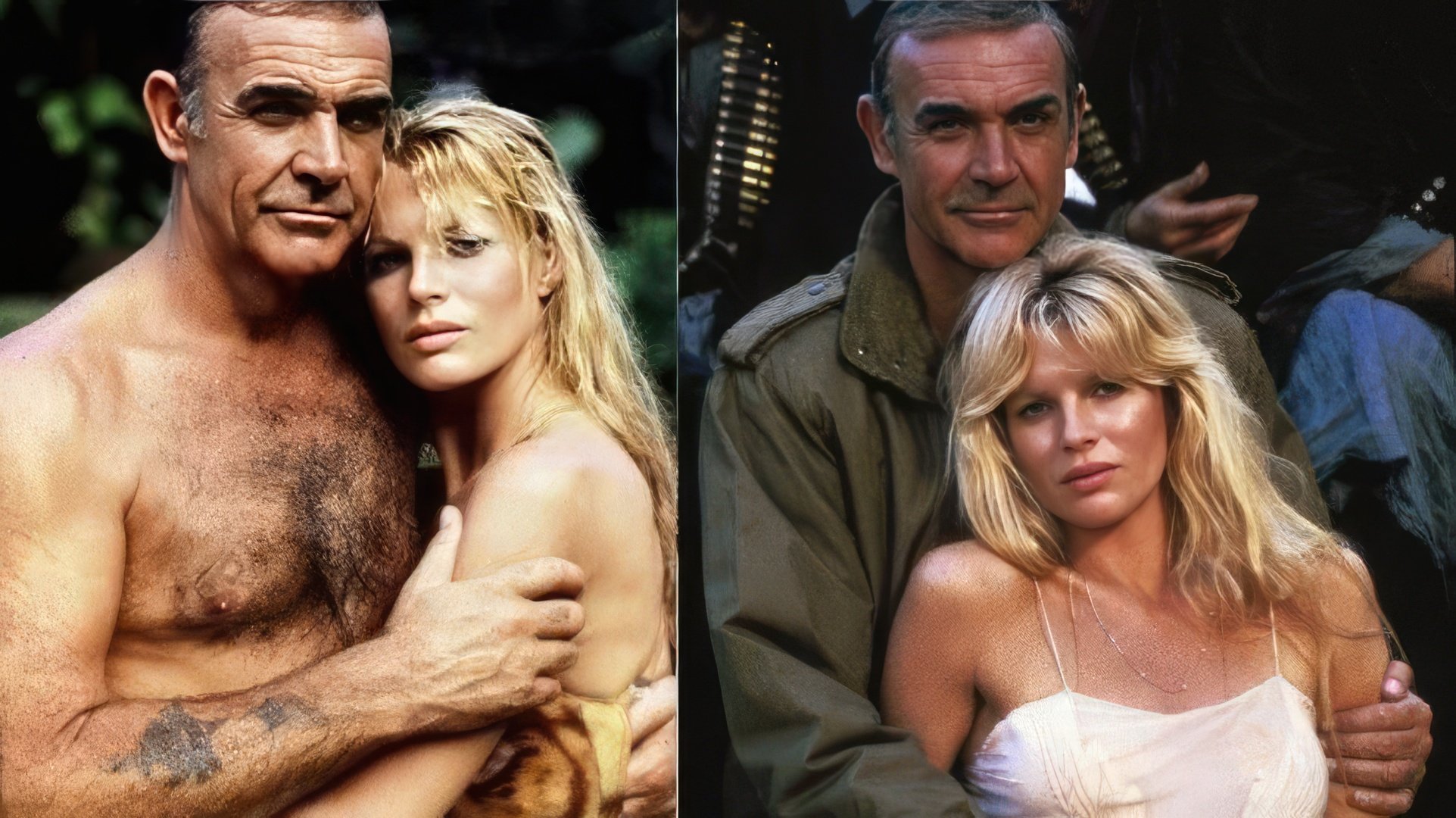 Kim Basinger y Sean Connery