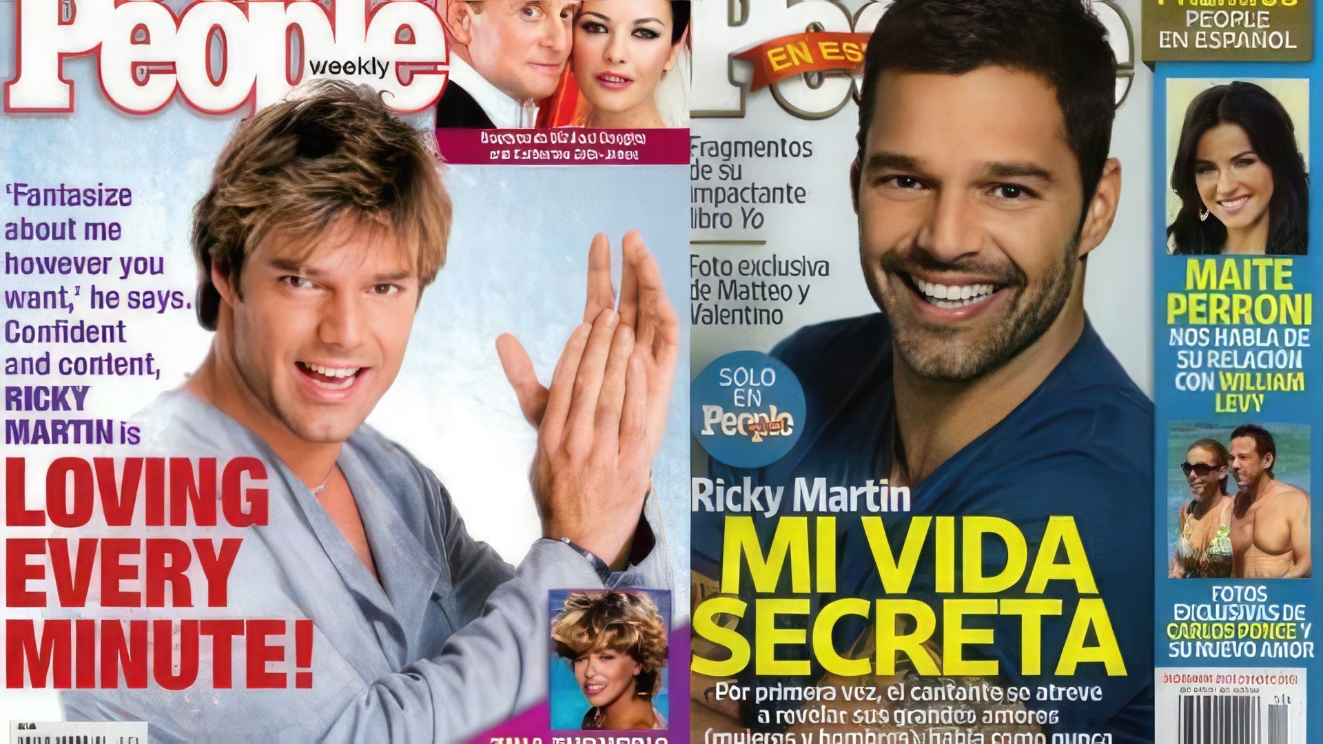 Ricky Martin en People: en su juventud y ahora