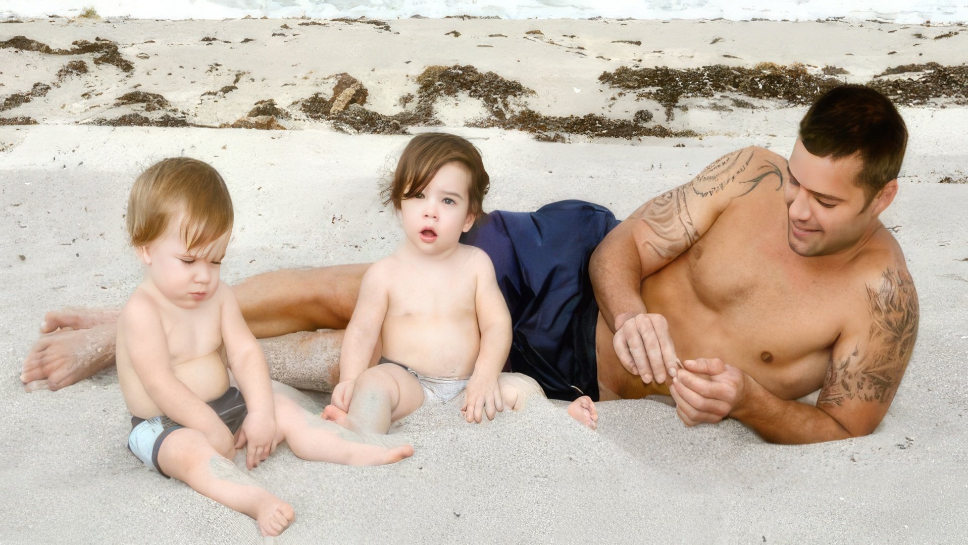 Los hijos de Ricky Martin son absolutamente adorables