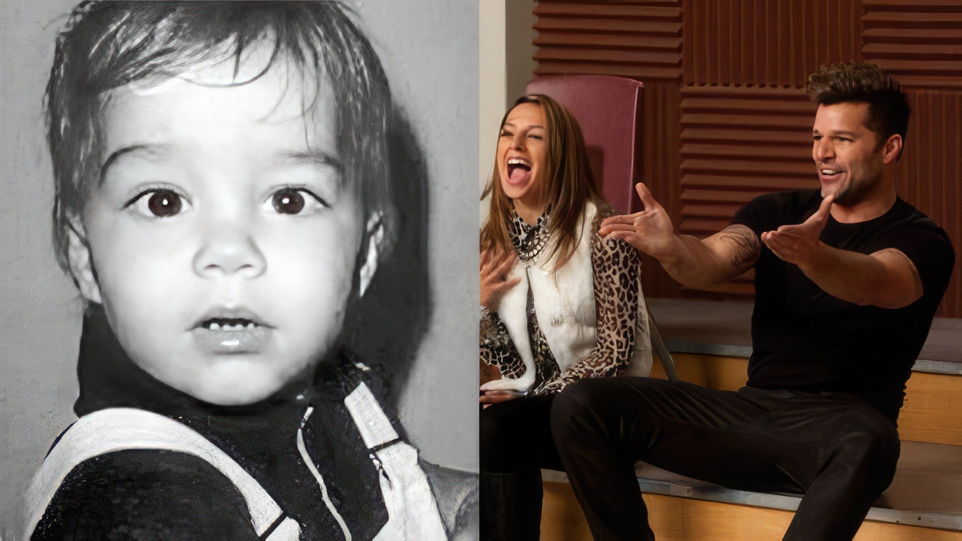 La reacción de Ricky Martin a su foto de bebé