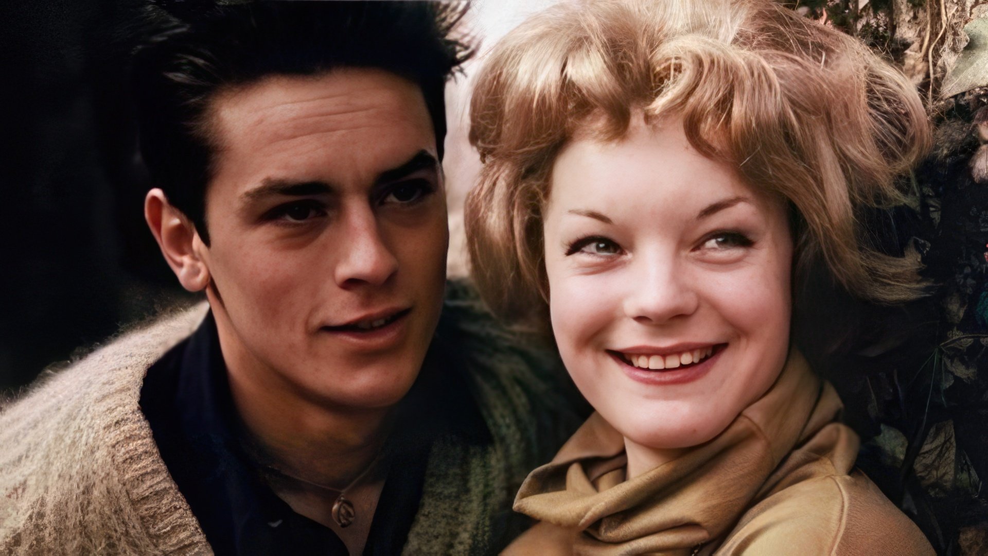 Alain Delon y Romy Schneider